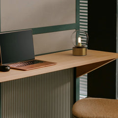 Lámpara de mesa con esfera de cristal "BASS" - G9