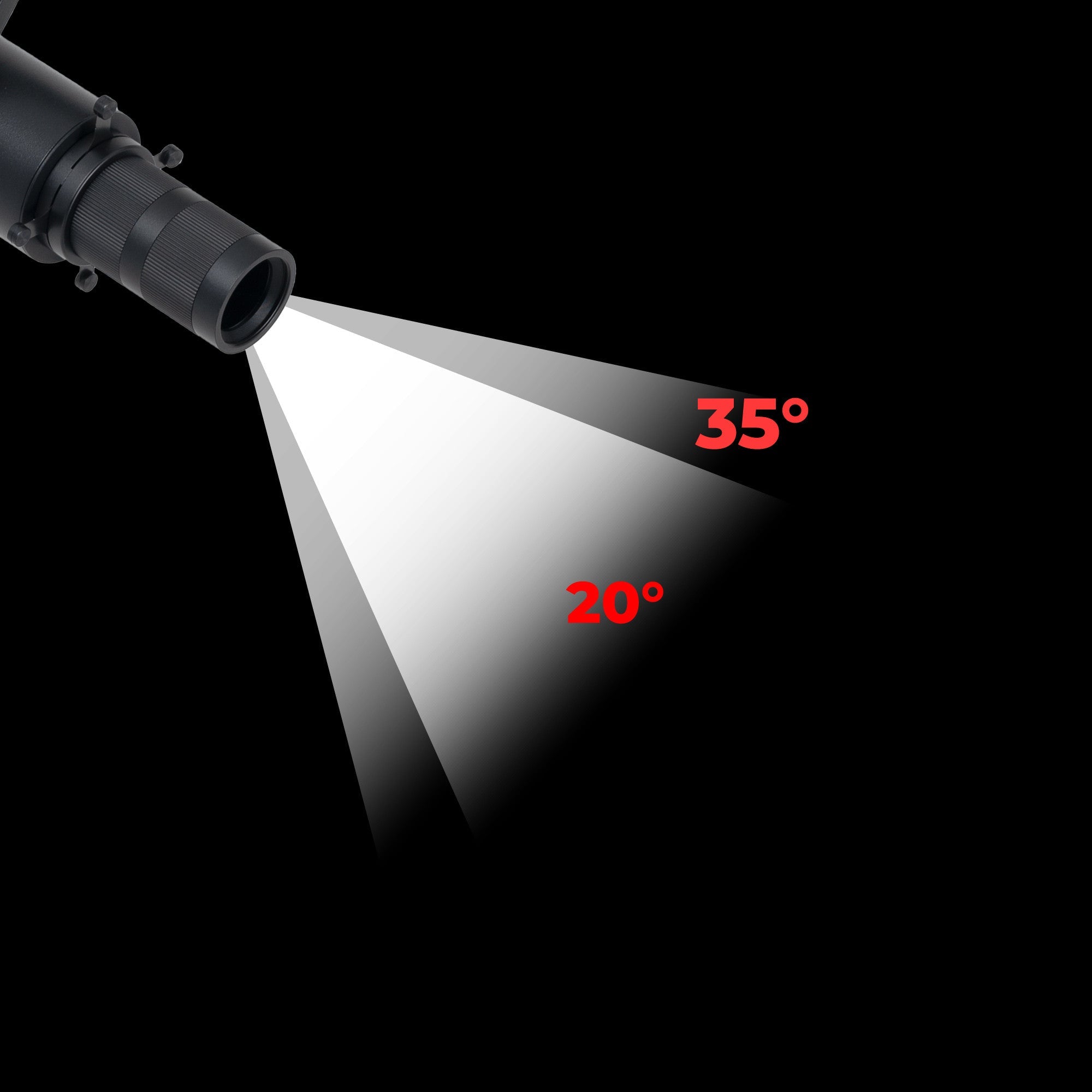 Proyector shapeable para carril monofásico - 20W - 20º-35