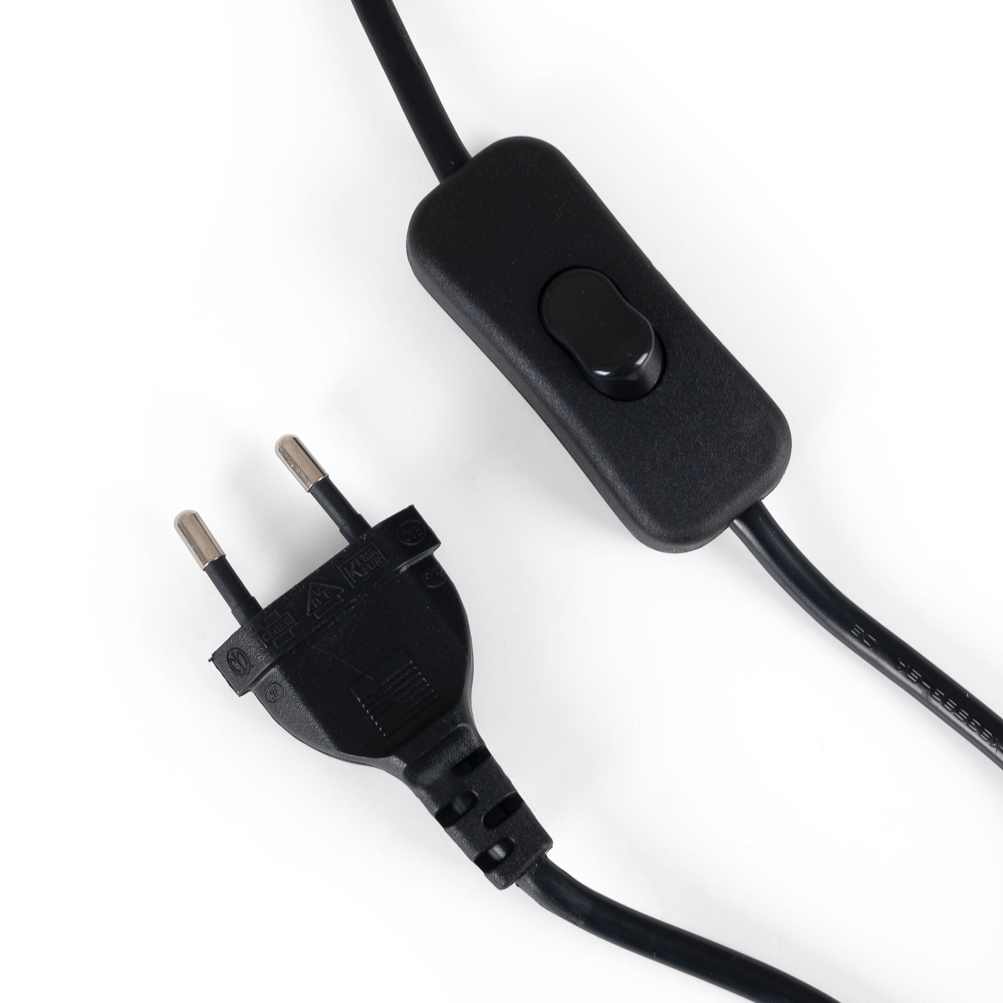 Aplique de pared de mimbre y madera "Phuket" - Con cable y enchufe - E27