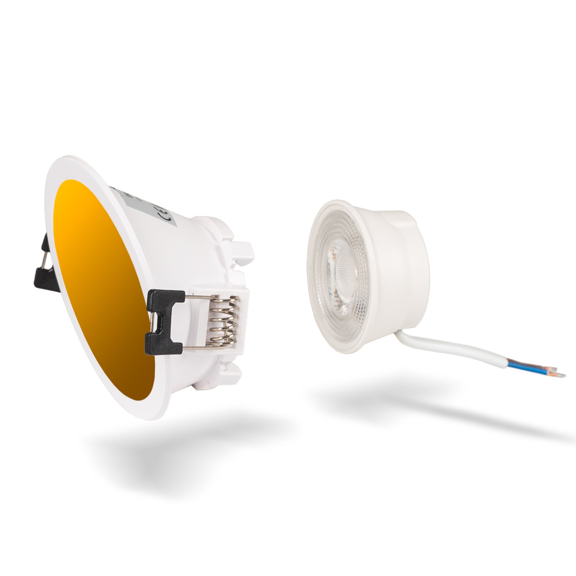 KIT Aro downlight redondo asimétrico Ø85mm + Módulo LED MR16 5W