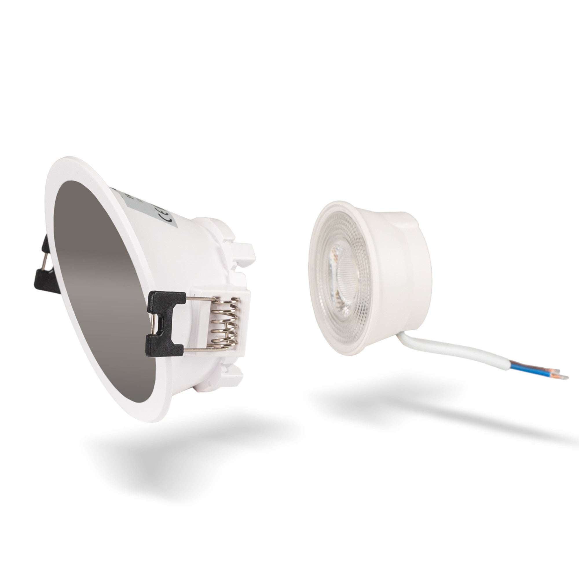 KIT Aro downlight redondo asimétrico Ø85mm + Módulo LED MR16 5W