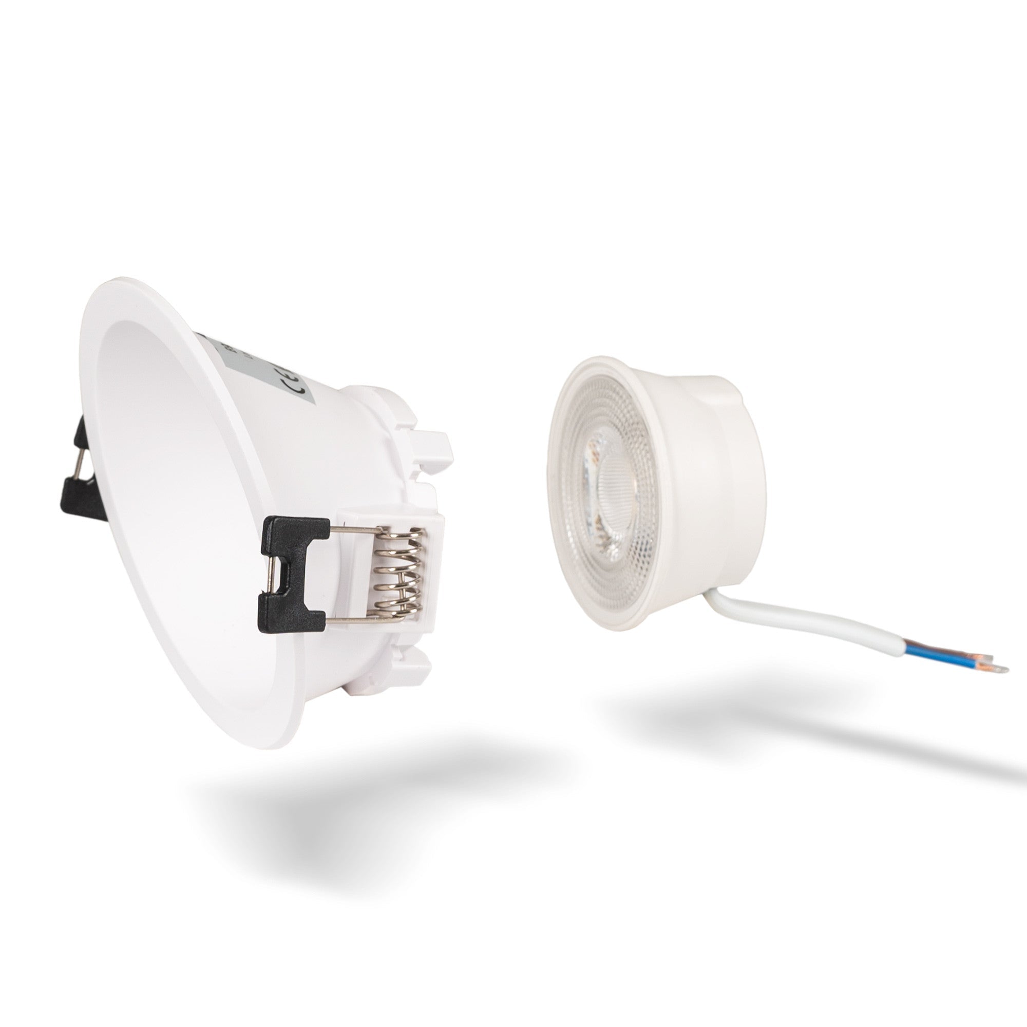 KIT Aro downlight redondo asimétrico Ø85mm + Módulo LED MR16 5W
