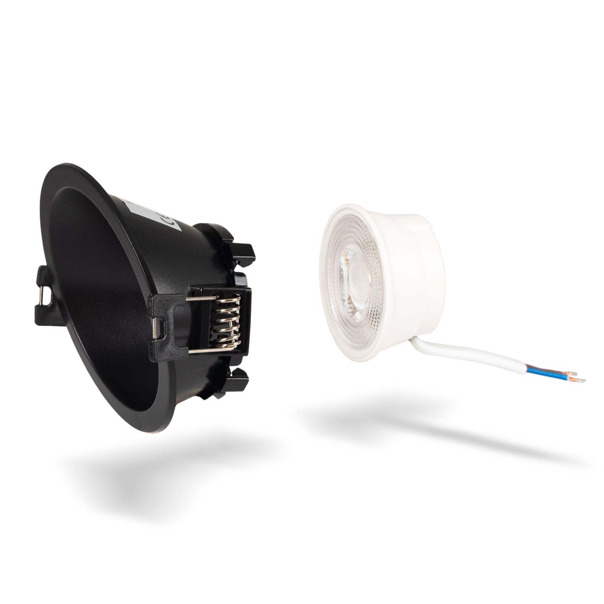 KIT Aro downlight redondo asimétrico Ø85mm + Módulo LED MR16 5W