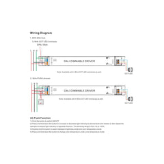 Driver regulable DALI2 DT8 - 80W - Corriente constante - Salida 10-54V DC - 1000-2000mA - NFC
