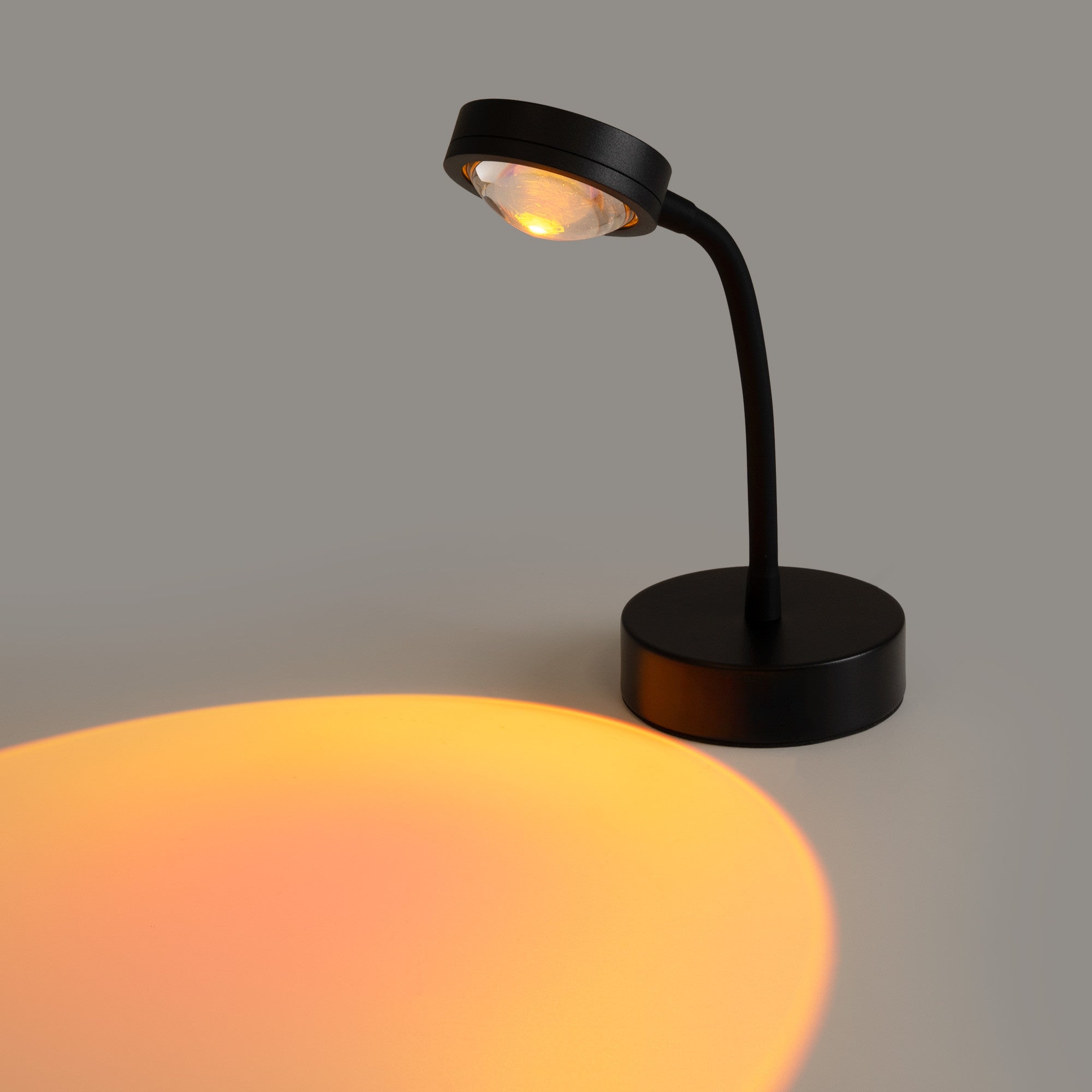 Lámpara de mesa "FLAC" 5W - Efecto atardecer - Sunset Lamp - FLEX