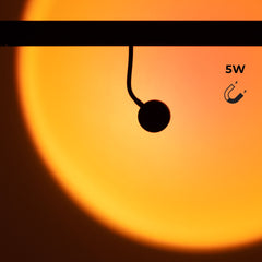 Luminaria para carril magnético 48V "SUNSET" 5W - Efecto atardecer - Sunset Lamp - FLEX
