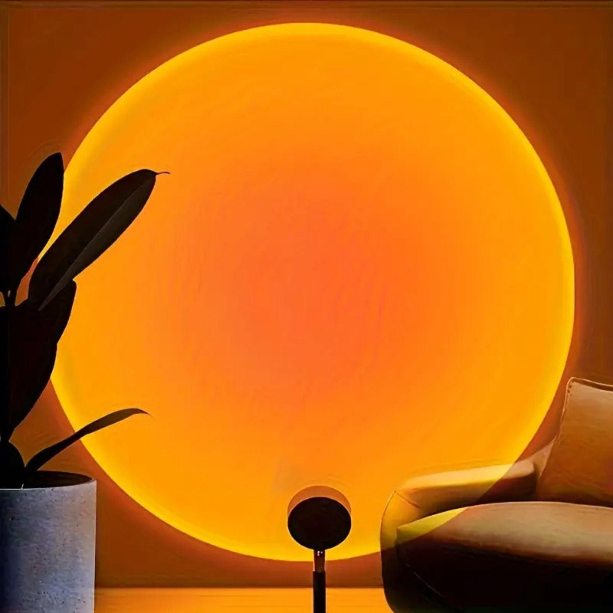 Lámpara de mesa "FLAC" 5W - Efecto atardecer - Sunset Lamp - FLEX