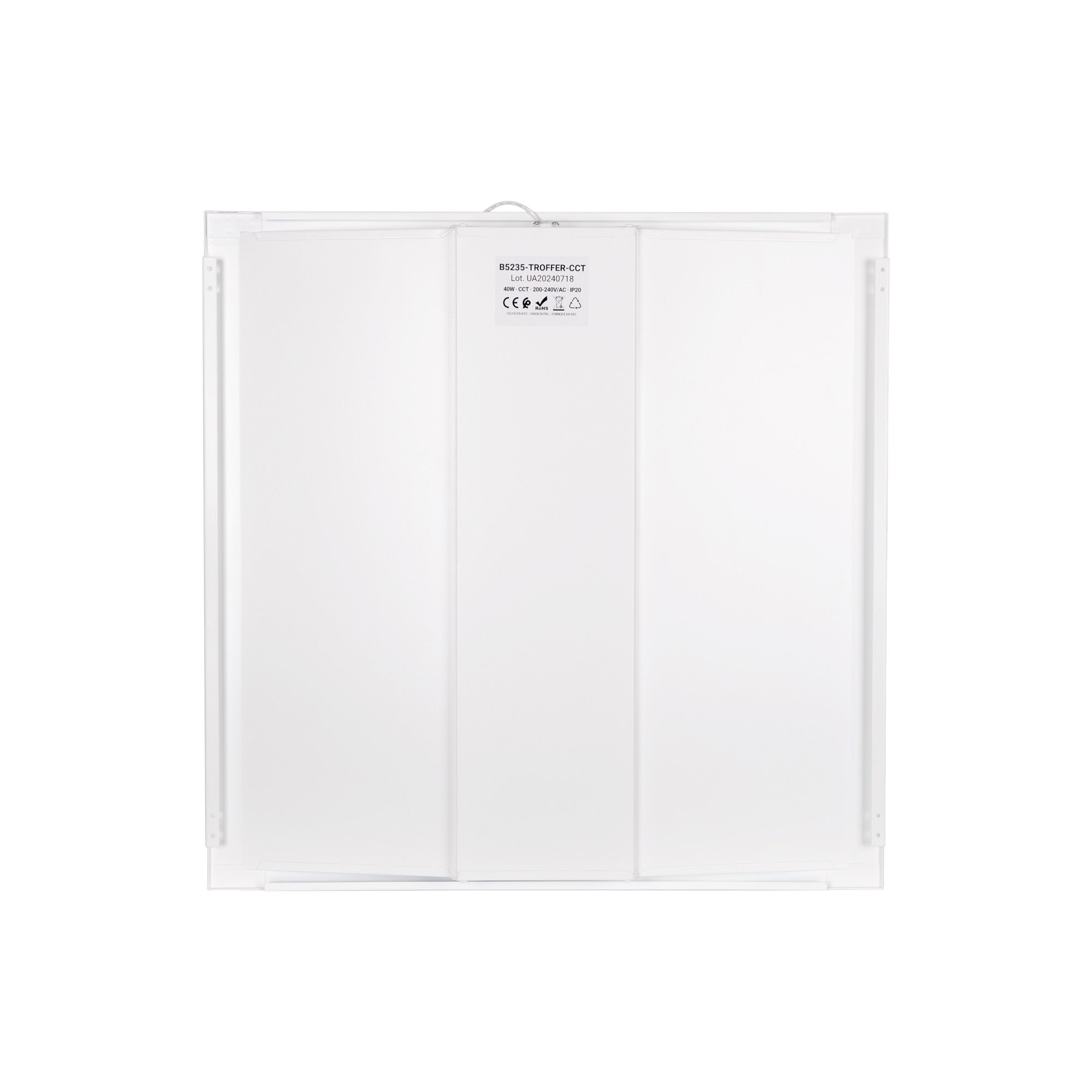 Panel LED Troffer empotrable 60x60cm - CCT - 40W - Chip OSRAM - Driver Philips - UGR18 - IP40