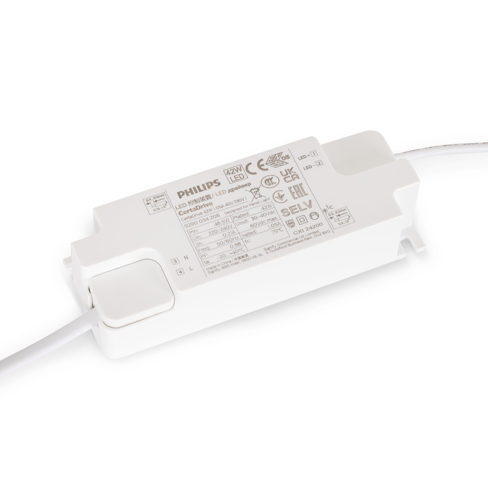 Panel LED Troffer empotrable 60x60cm - CCT - 40W - Chip OSRAM - Driver Philips - UGR18 - IP40