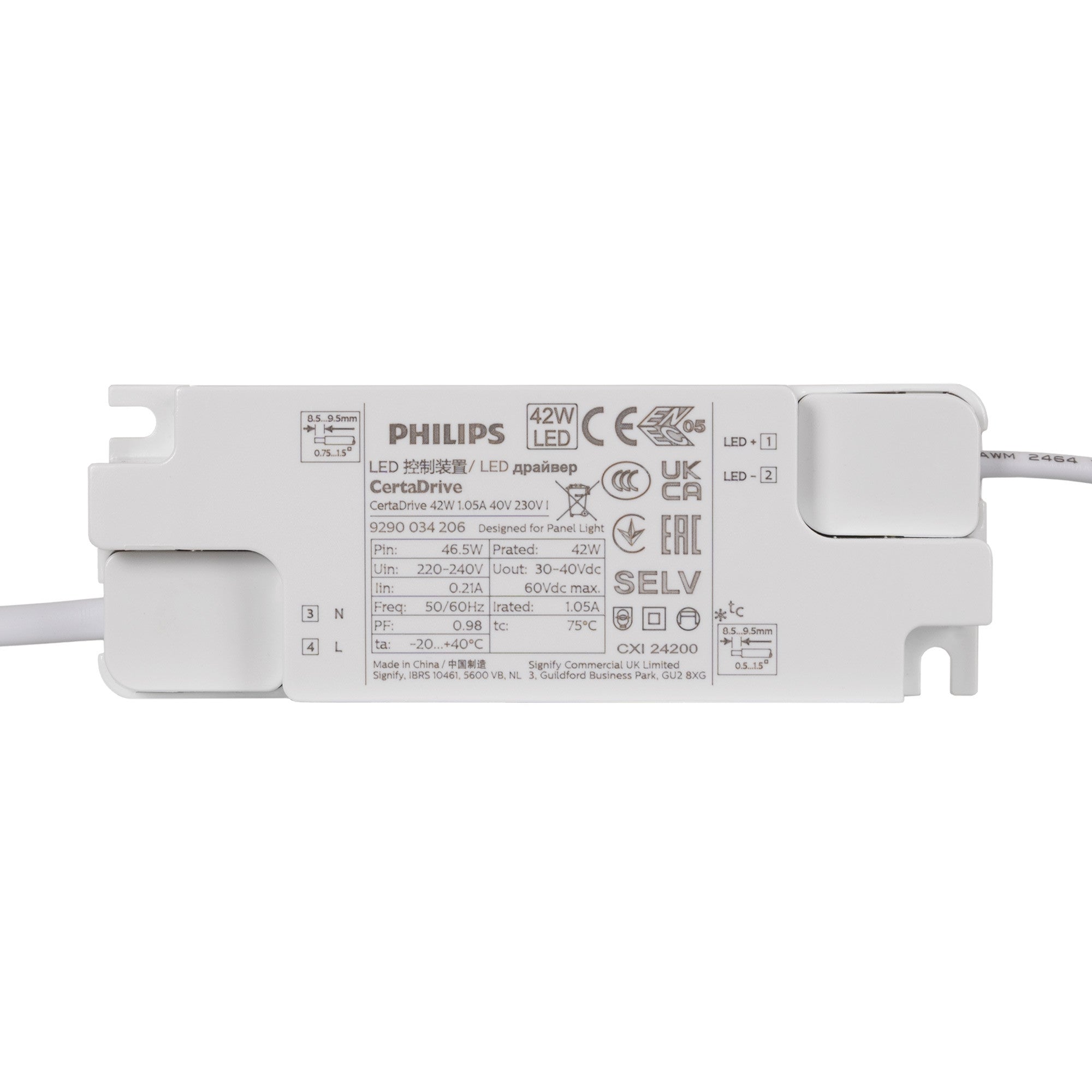 Panel LED Troffer empotrable 60x60cm - CCT - 40W - Chip OSRAM - Driver Philips - UGR18 - IP40