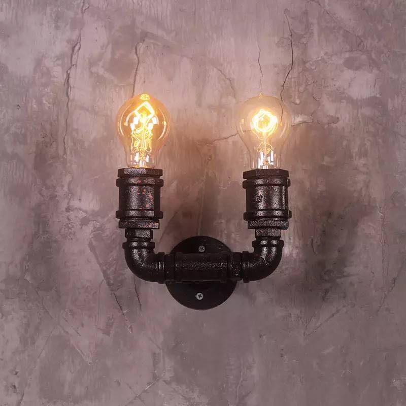 Aplique de pared vintage tubería "COPPER"