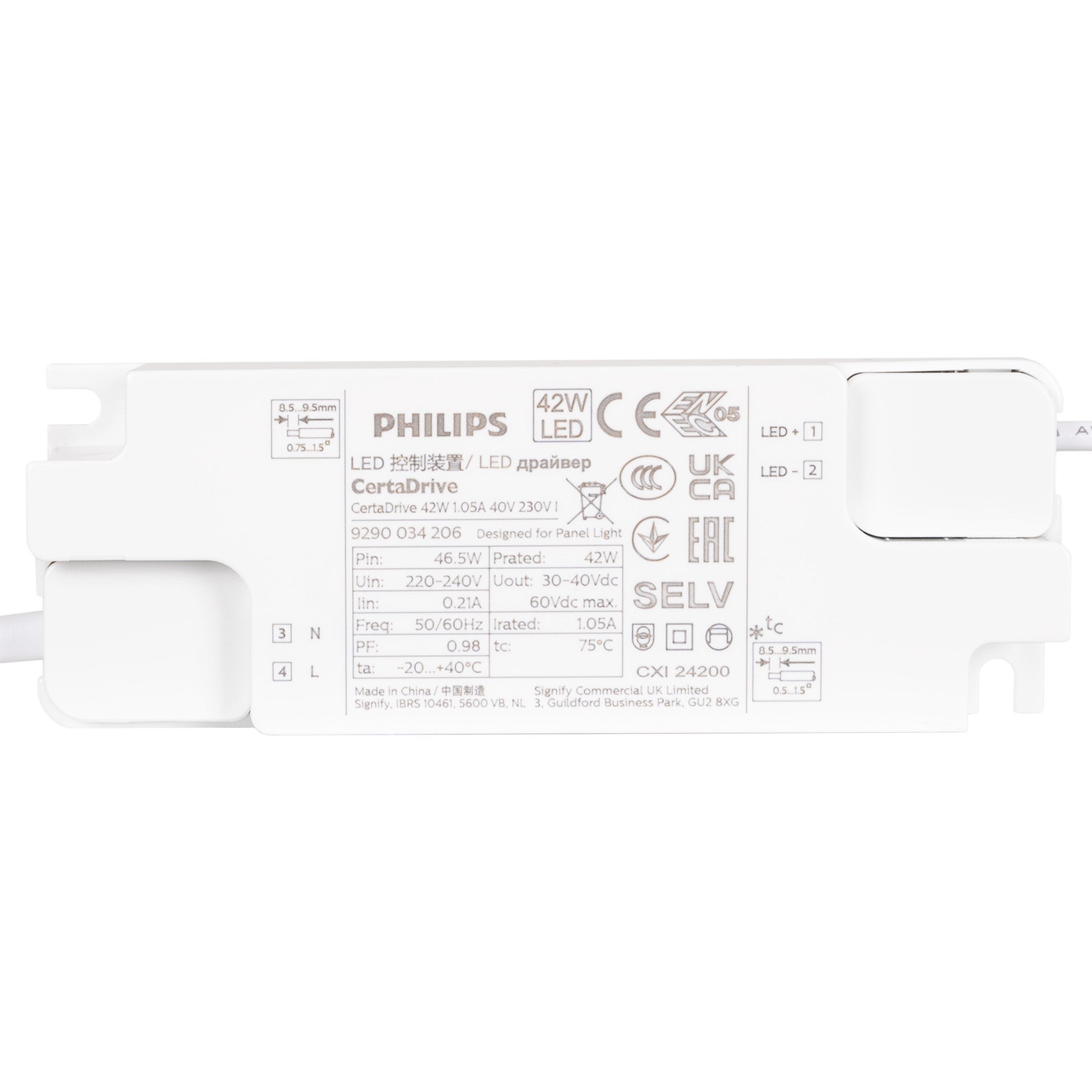 Panel LED empotrable 60x60cm - 40W - UGR18 - Driver PHILIPS - Chip OSRAM - IP40
