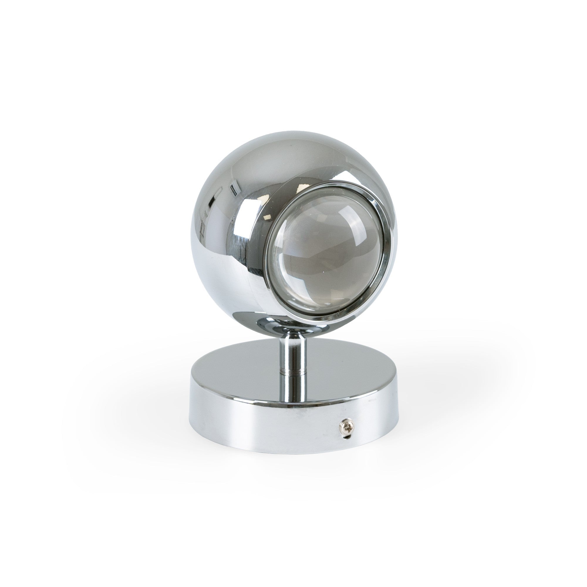 Aplique de pared LED con óptica "BOO" 9W - Cromo - Up & down - 2700K
