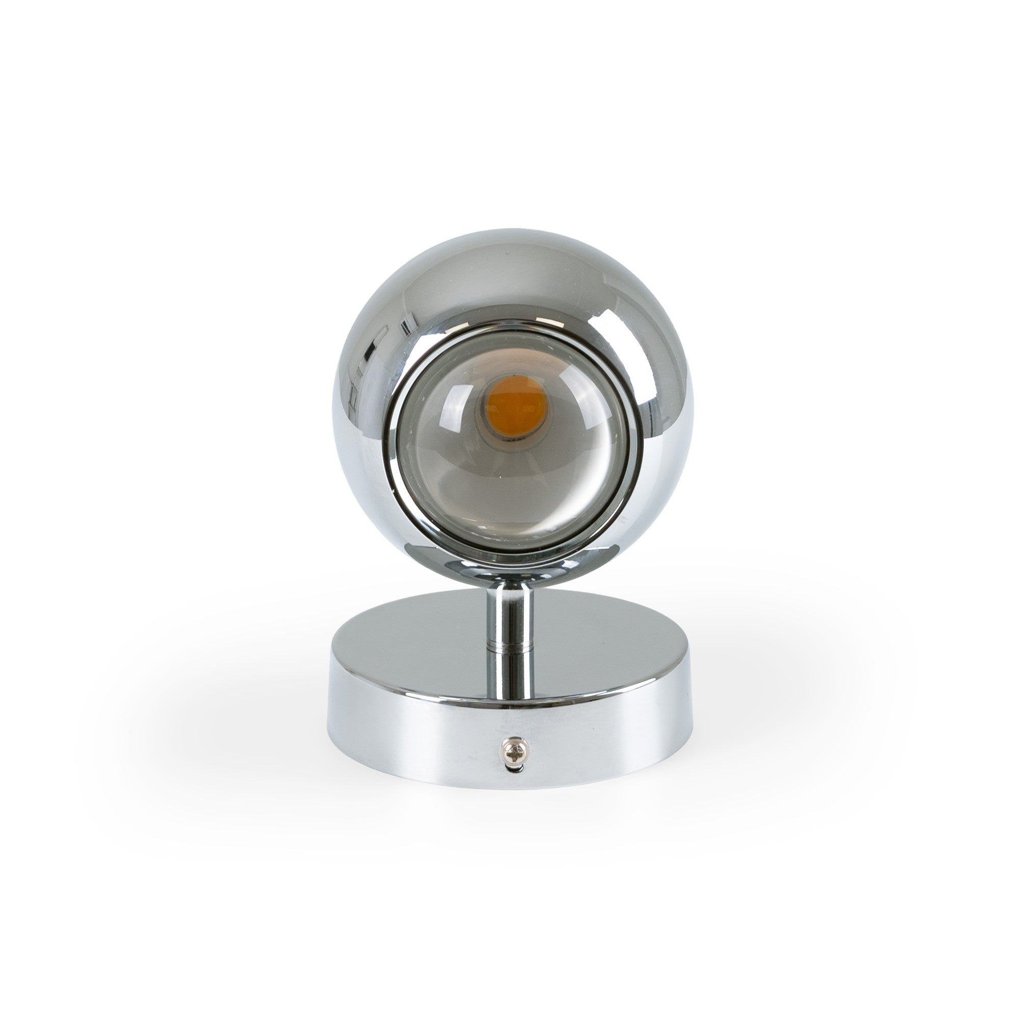 Aplique de pared LED con óptica "BOO" 9W - Cromo - Up & down - 2700K
