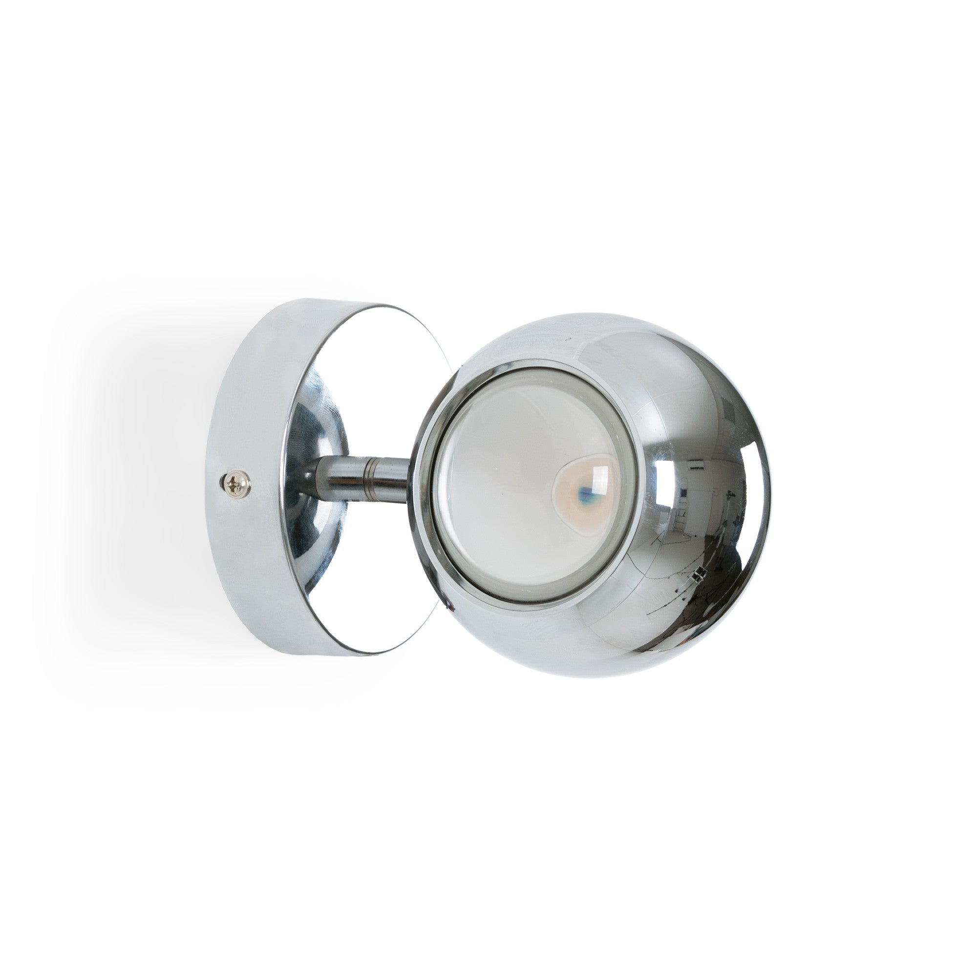 Aplique de pared LED con óptica "BOO" 9W - Cromo - Up & down - 2700K
