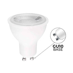 Bombilla LED GU10 - 7W - Regulable - Ø50mm - Óptica a 45º