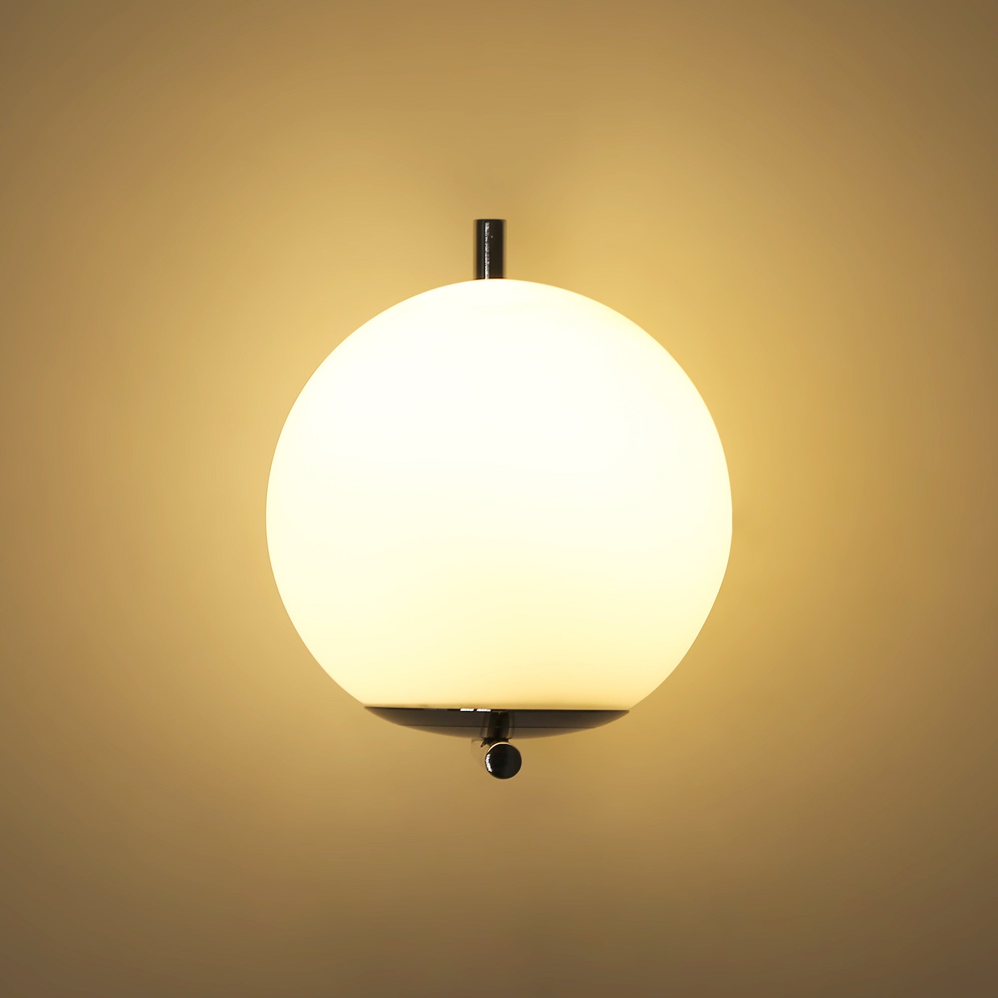 Aplique de pared bola cristal "ATOM" - E27 - Ø 15cm