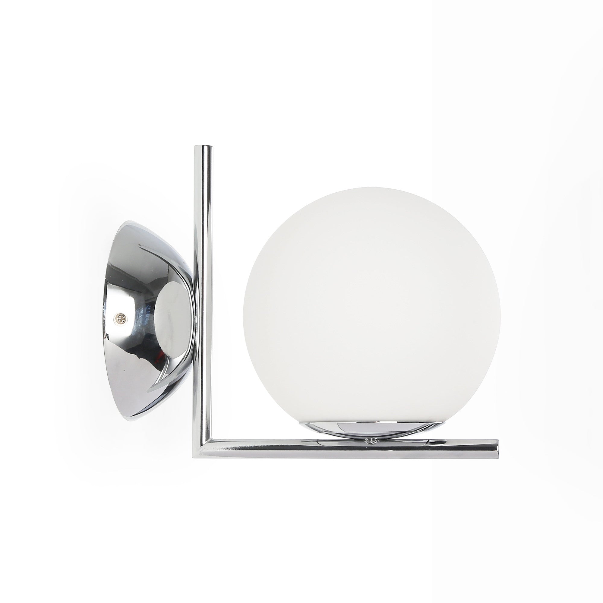 Aplique de pared bola cristal "ATOM" - E27 - Ø 15cm
