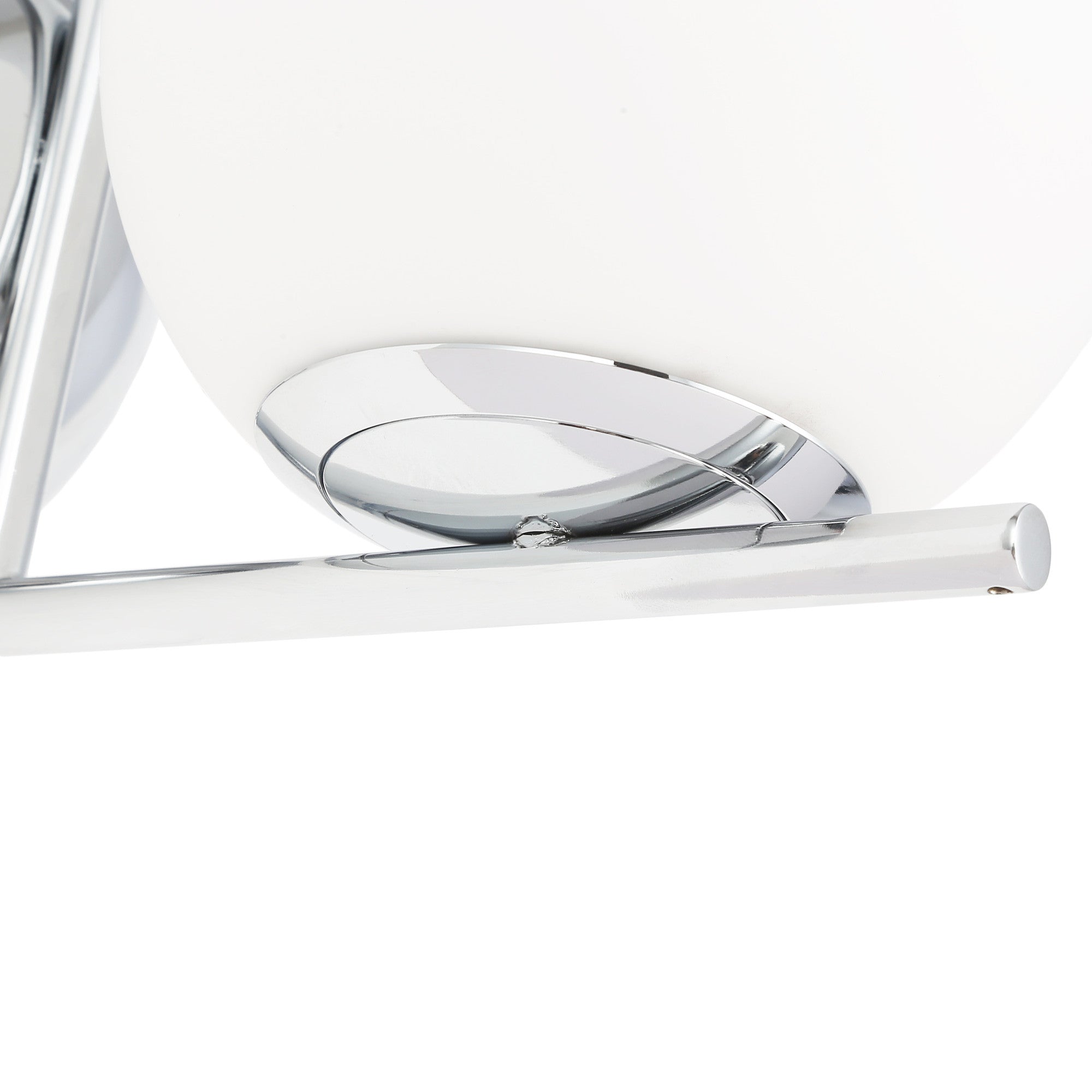Aplique de pared bola cristal "ATOM" - E27 - Ø 15cm