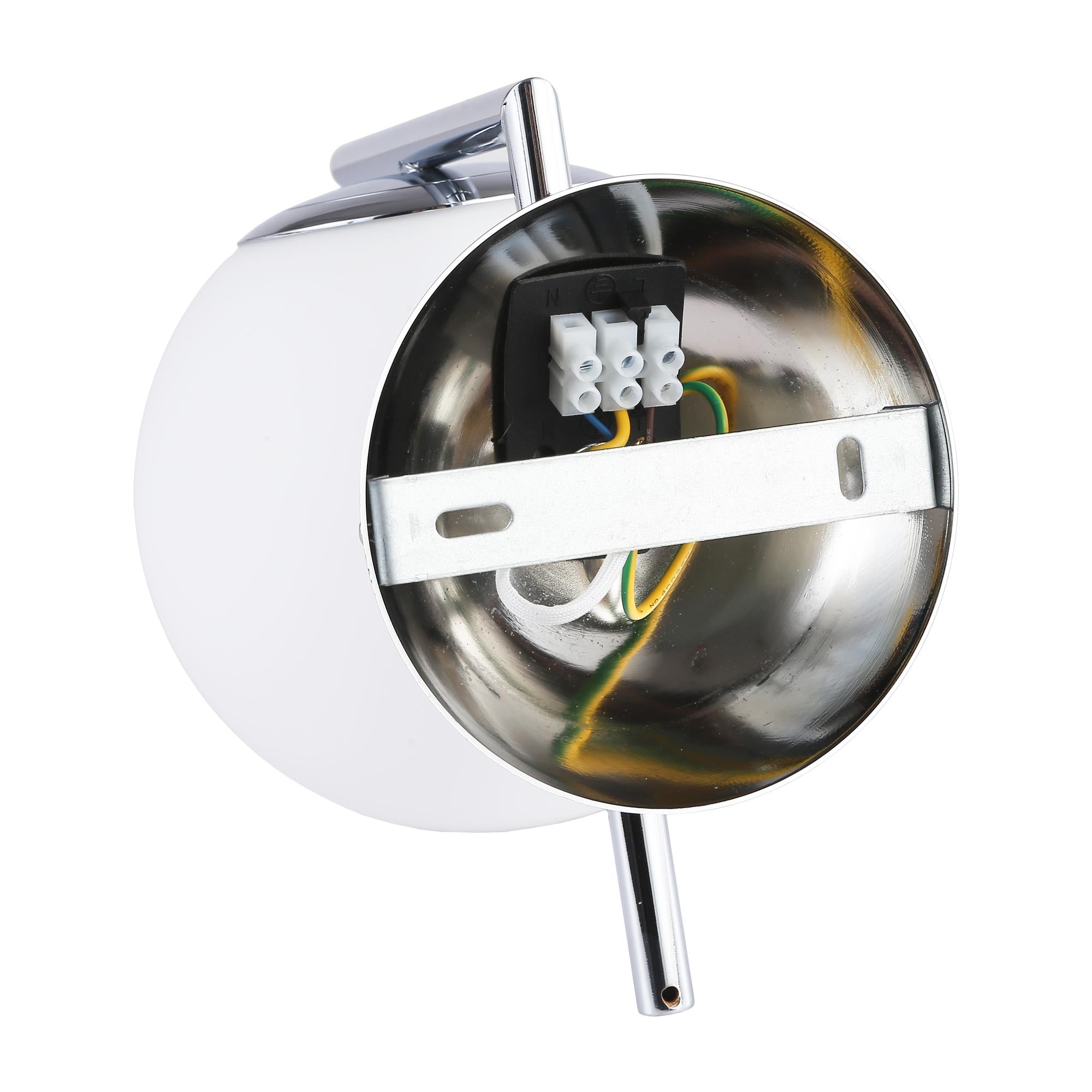 Aplique de pared bola cristal "ATOM" - E27 - Ø 15cm
