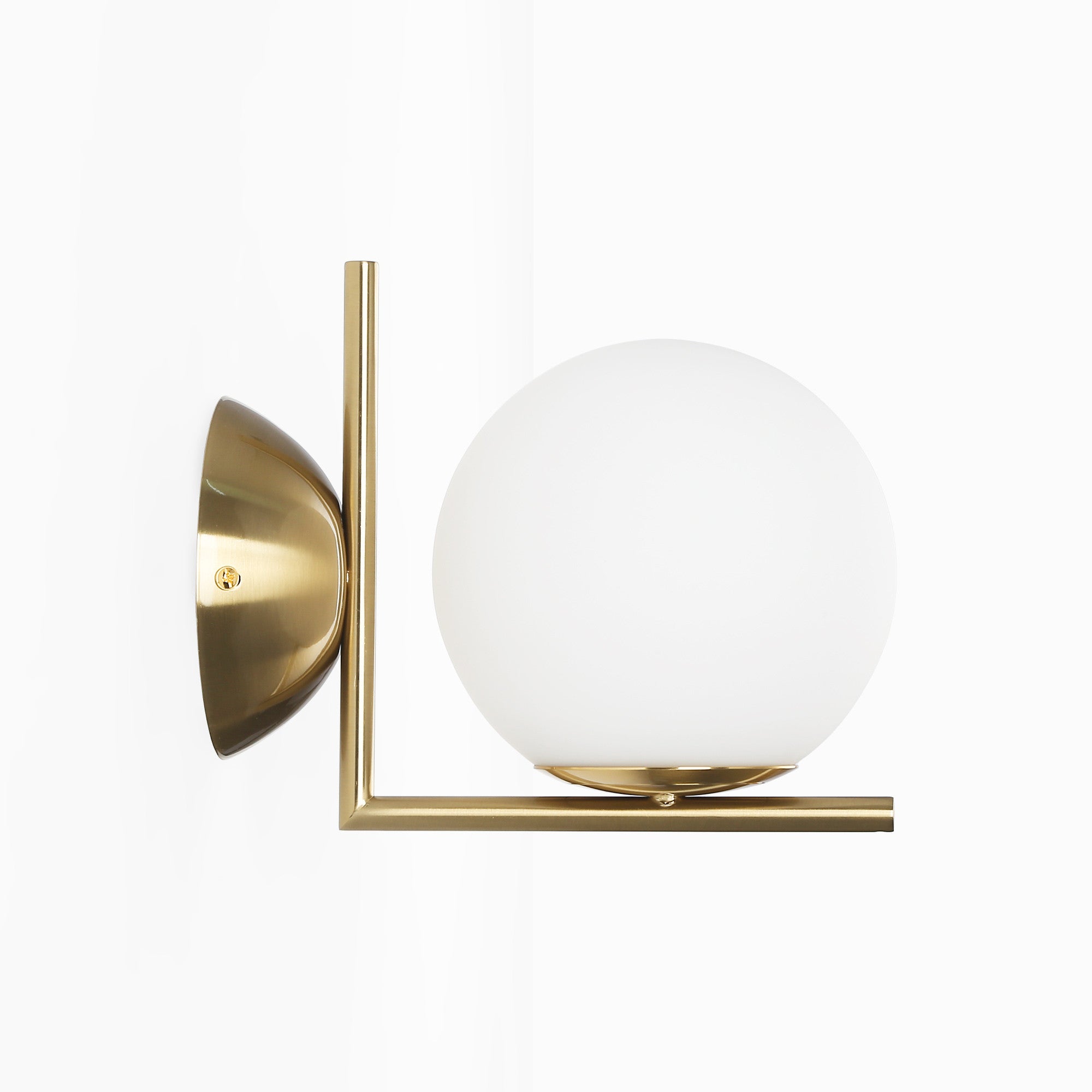 Aplique de pared bola cristal "ATOM" - E27 - Ø 15cm