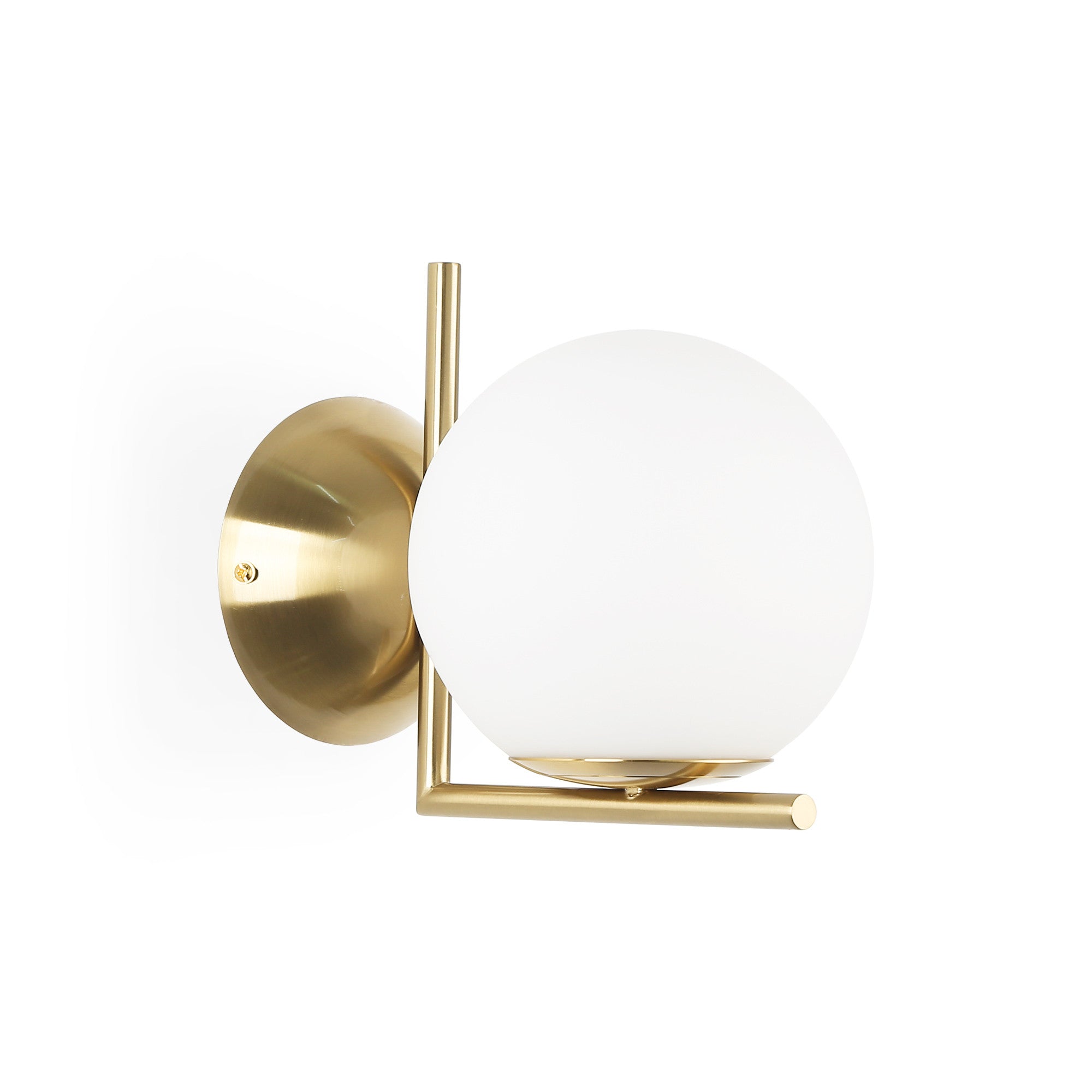 Aplique de pared bola cristal "ATOM" - E27 - Ø 15cm