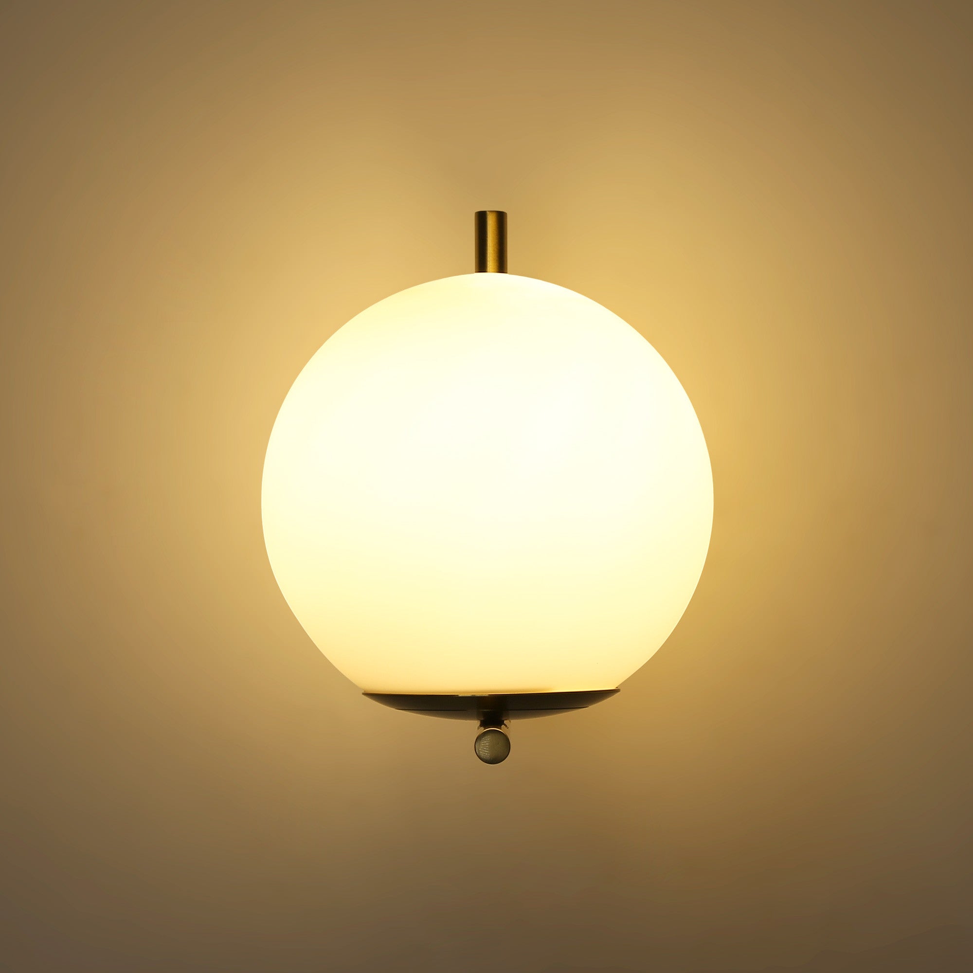 Aplique de pared bola cristal "ATOM" - E27 - Ø 15cm