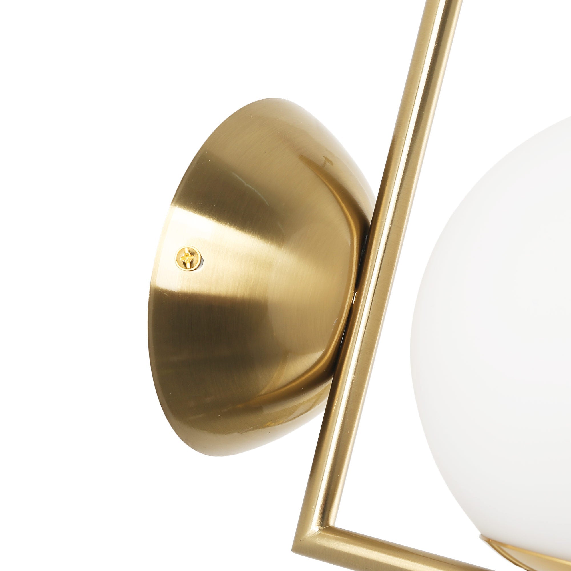 Aplique de pared bola cristal "ATOM" - E27 - Ø 15cm