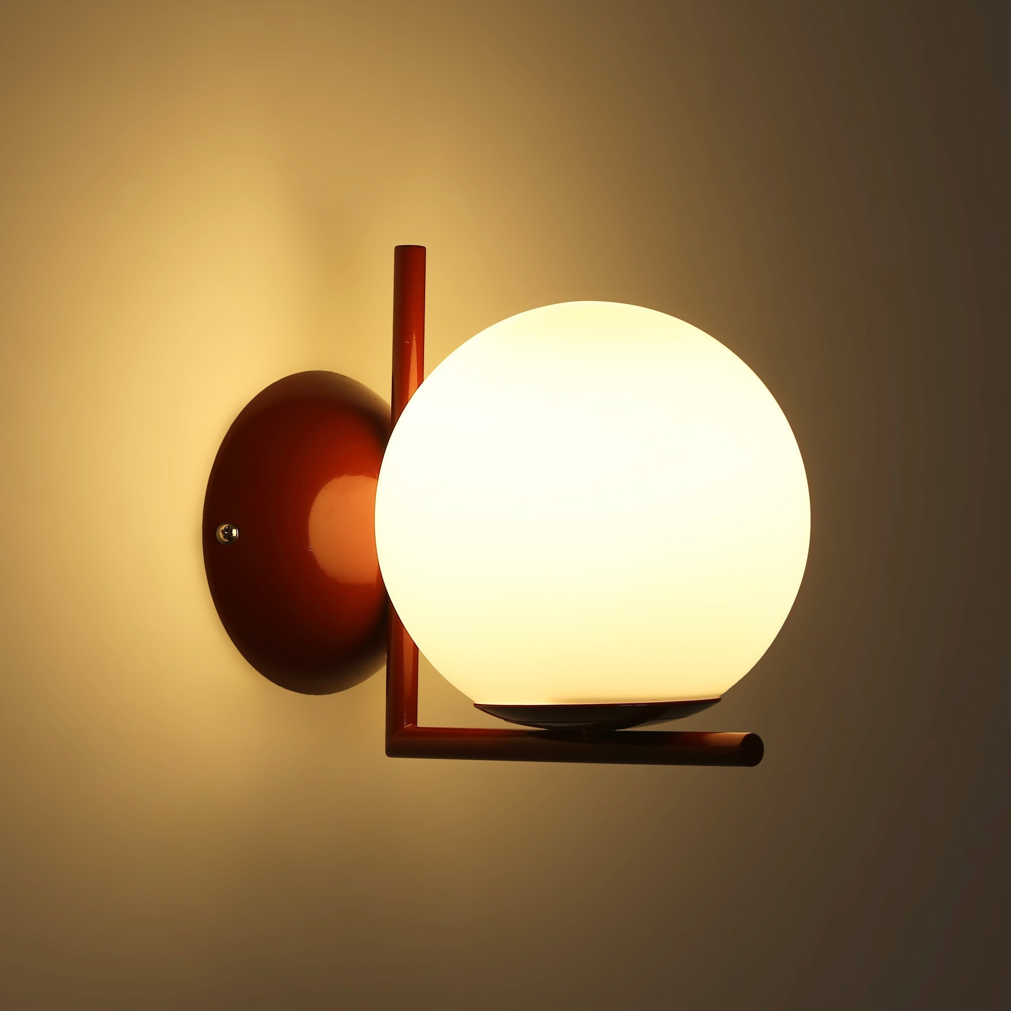 Aplique de pared bola cristal "ATOM" - E27 - Ø 15cm