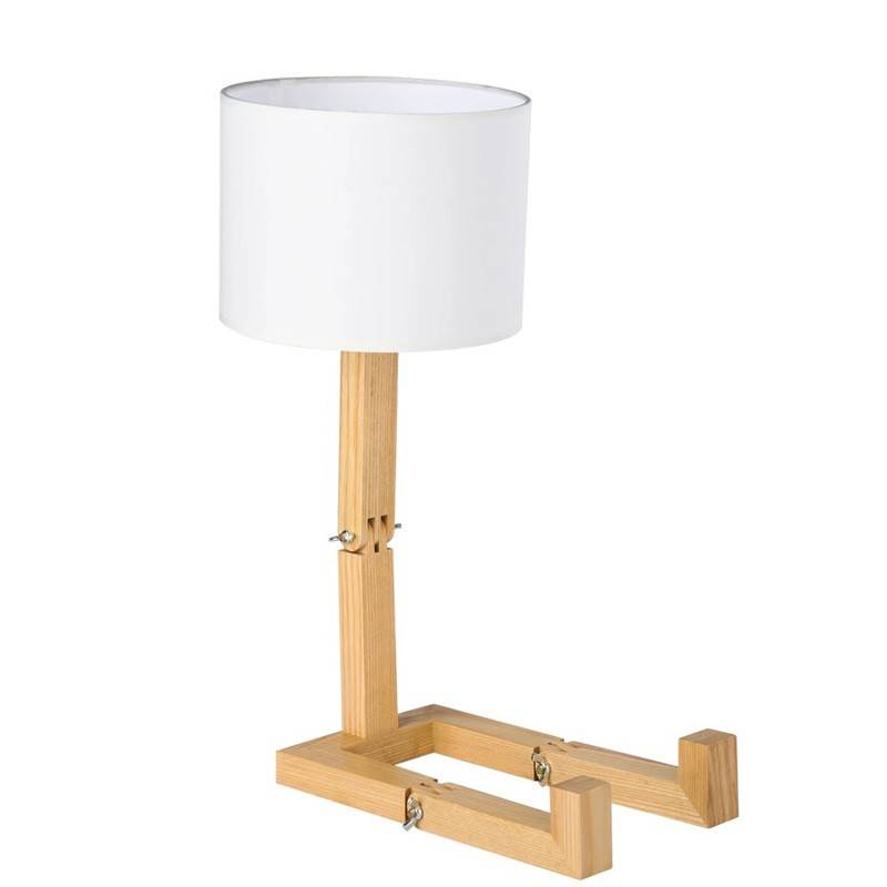 Lámpara de mesa de madera articulada "YOKI"