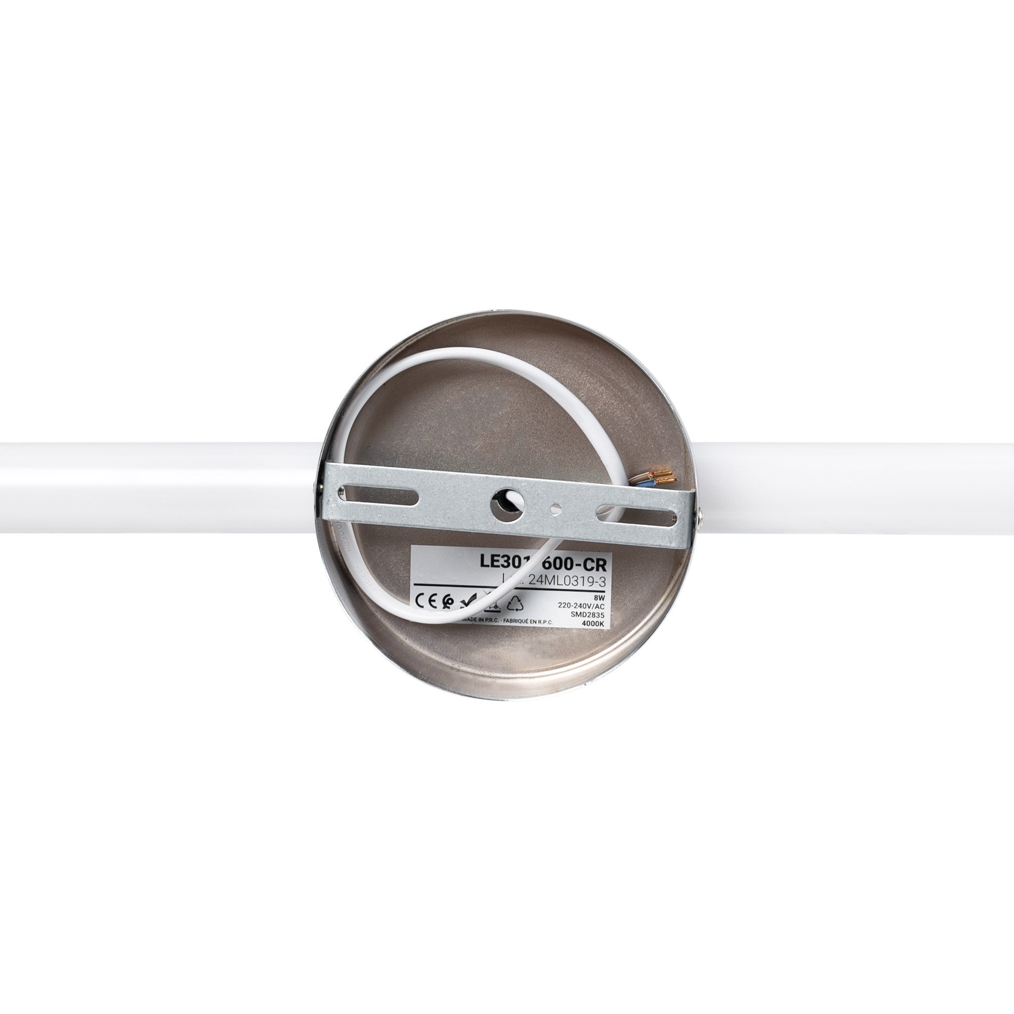 Aplique LED tubular para baño - 8W - 720lm - IP44 - 60cm