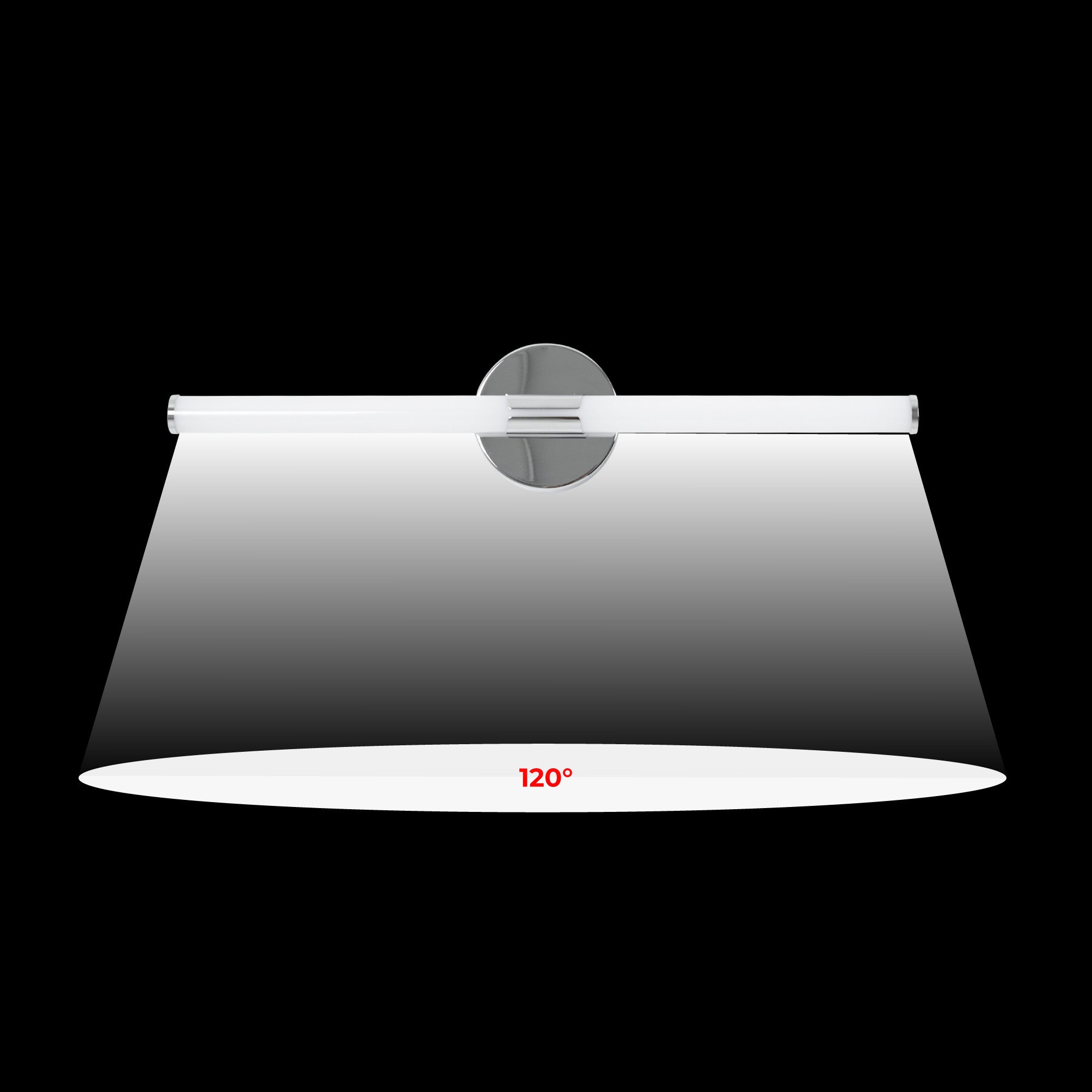 Aplique LED tubular para baño - 8W - 720lm - IP44 - 60cm