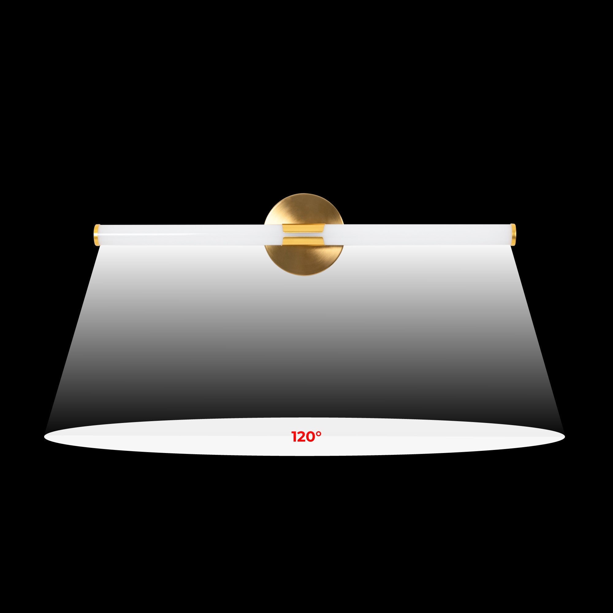 Aplique LED tubular para baño - 8W - 720lm - IP44 - 60cm