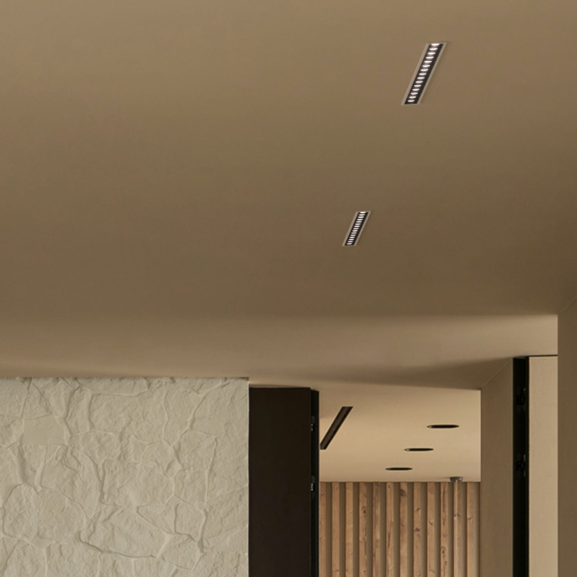 Foco lineal LED empotrable 30W - UGR18 - CRI90 - Chip OSRAM