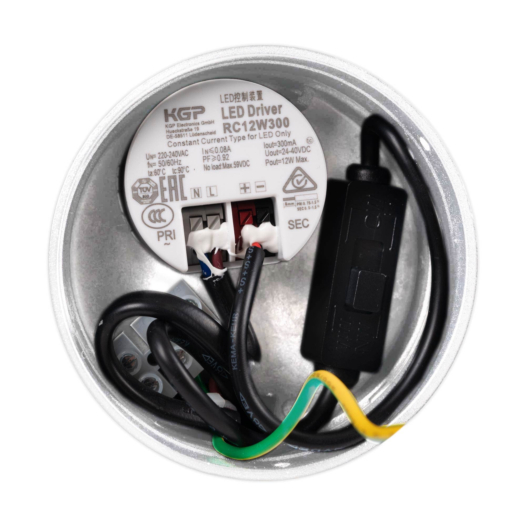Aplique techo LED cuadrado orientable 8W - CCT - UGR18 - Chip OSRAM - Driver KGP
