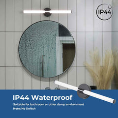 Aplique LED tubular para baño - 8W - 720lm - IP44 - 60cm