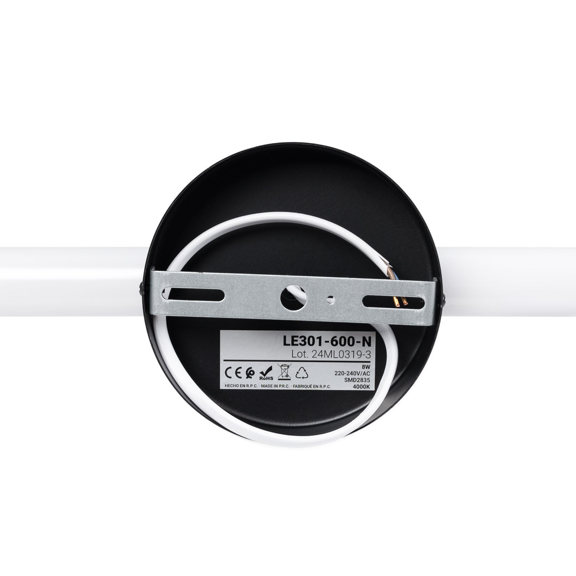 Aplique LED tubular para baño - 8W - 720lm - IP44 - 60cm