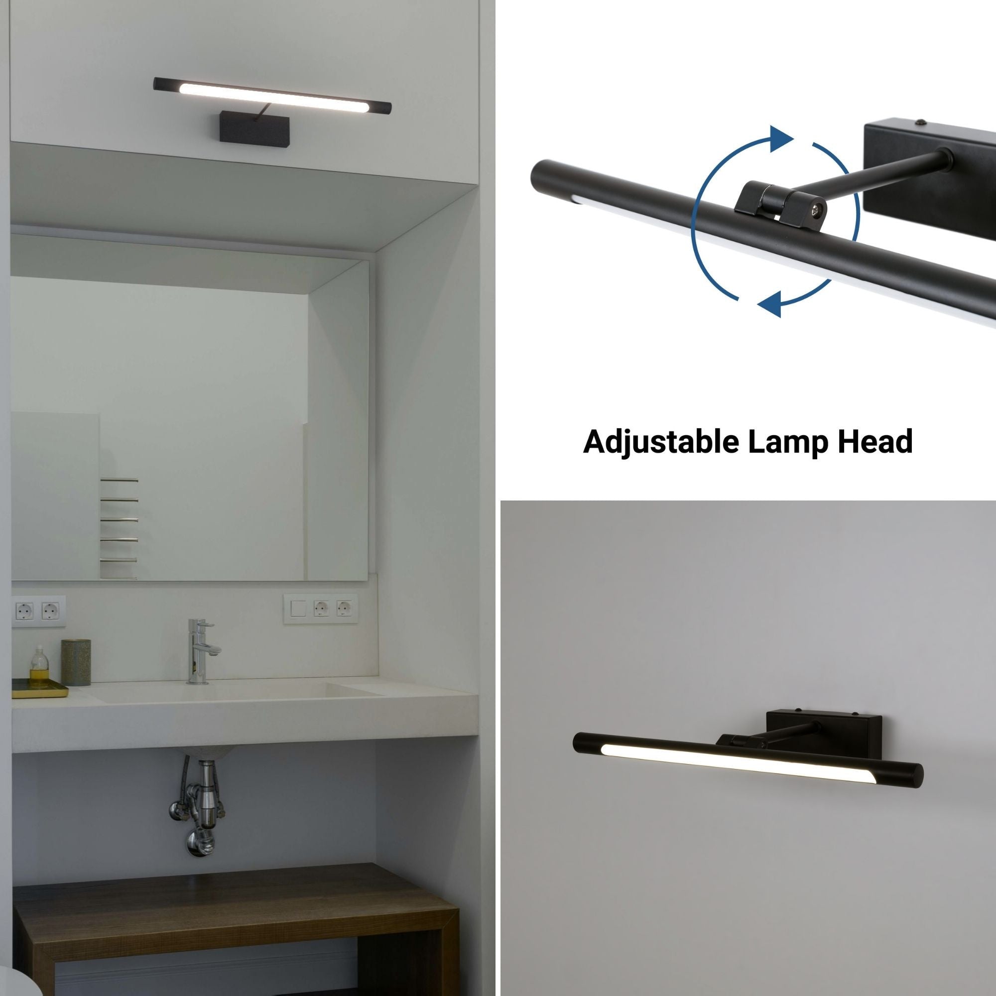 Aplique LED para baños - 6W - 4000K - IP44