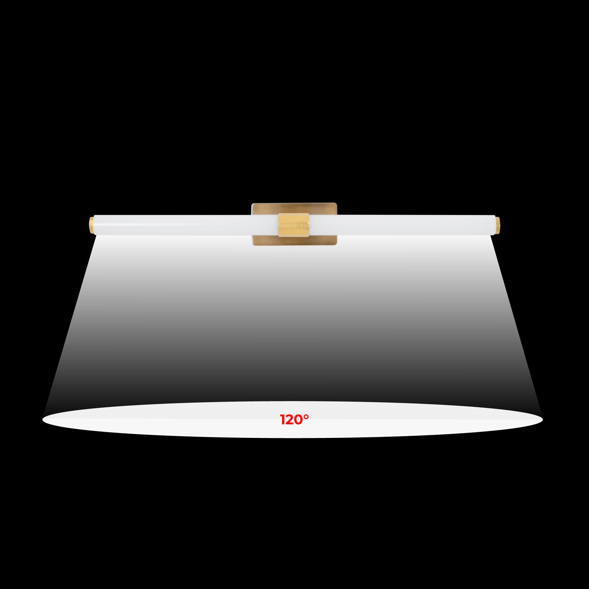 Aplique LED tubular para baño - 8W - IP44 - 60cm