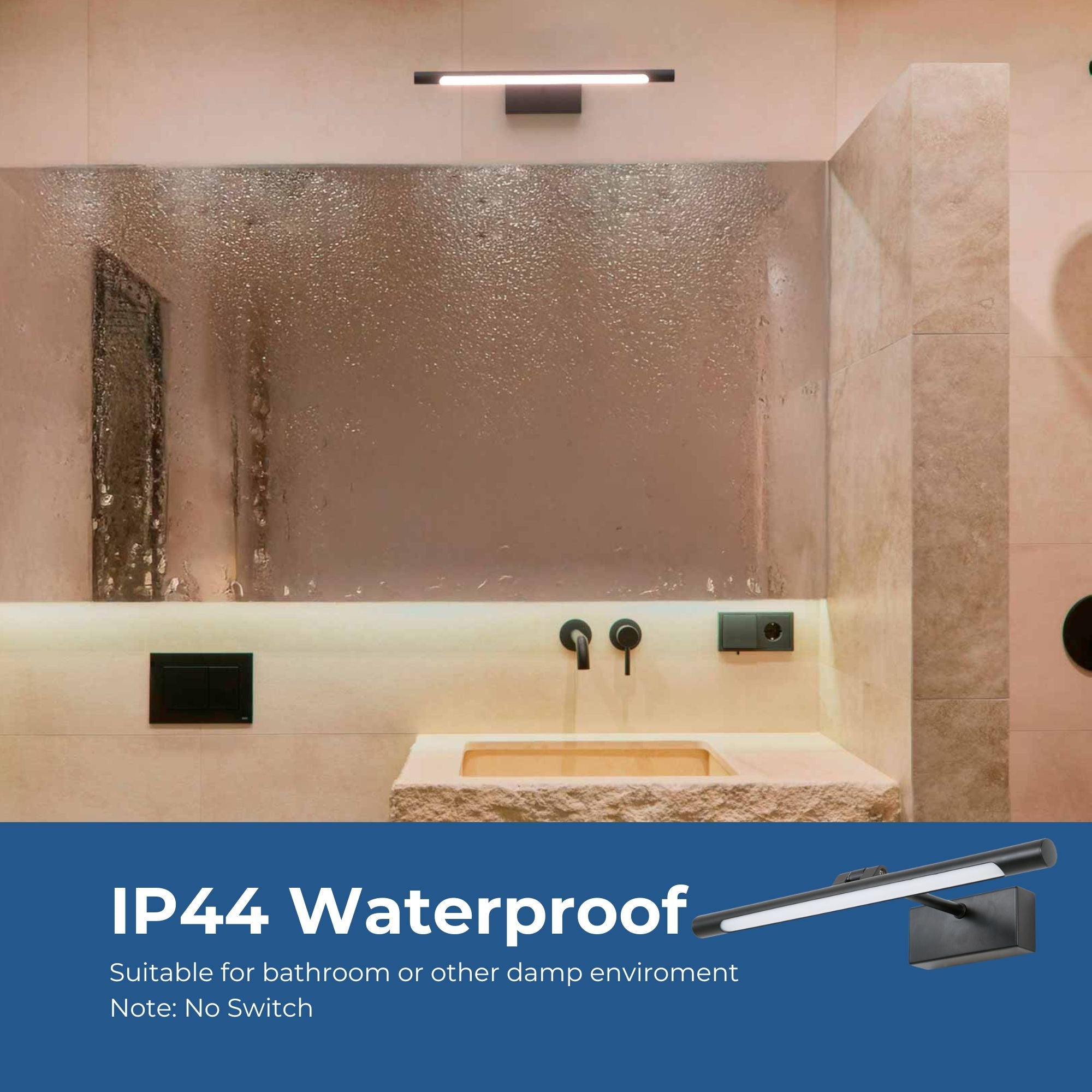 Aplique LED para baños - 6W - 4000K - IP44