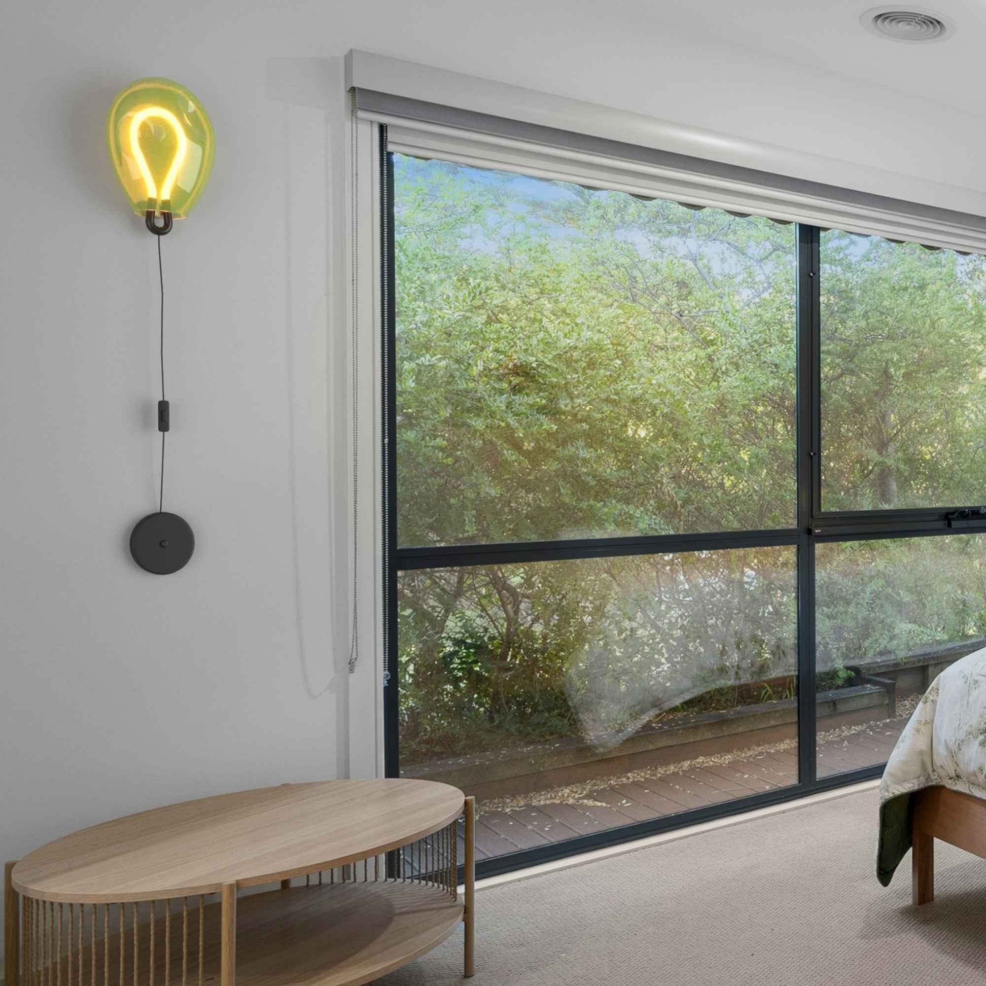 Aplique de pared LED cristal "GLOBO" 8W - Colores