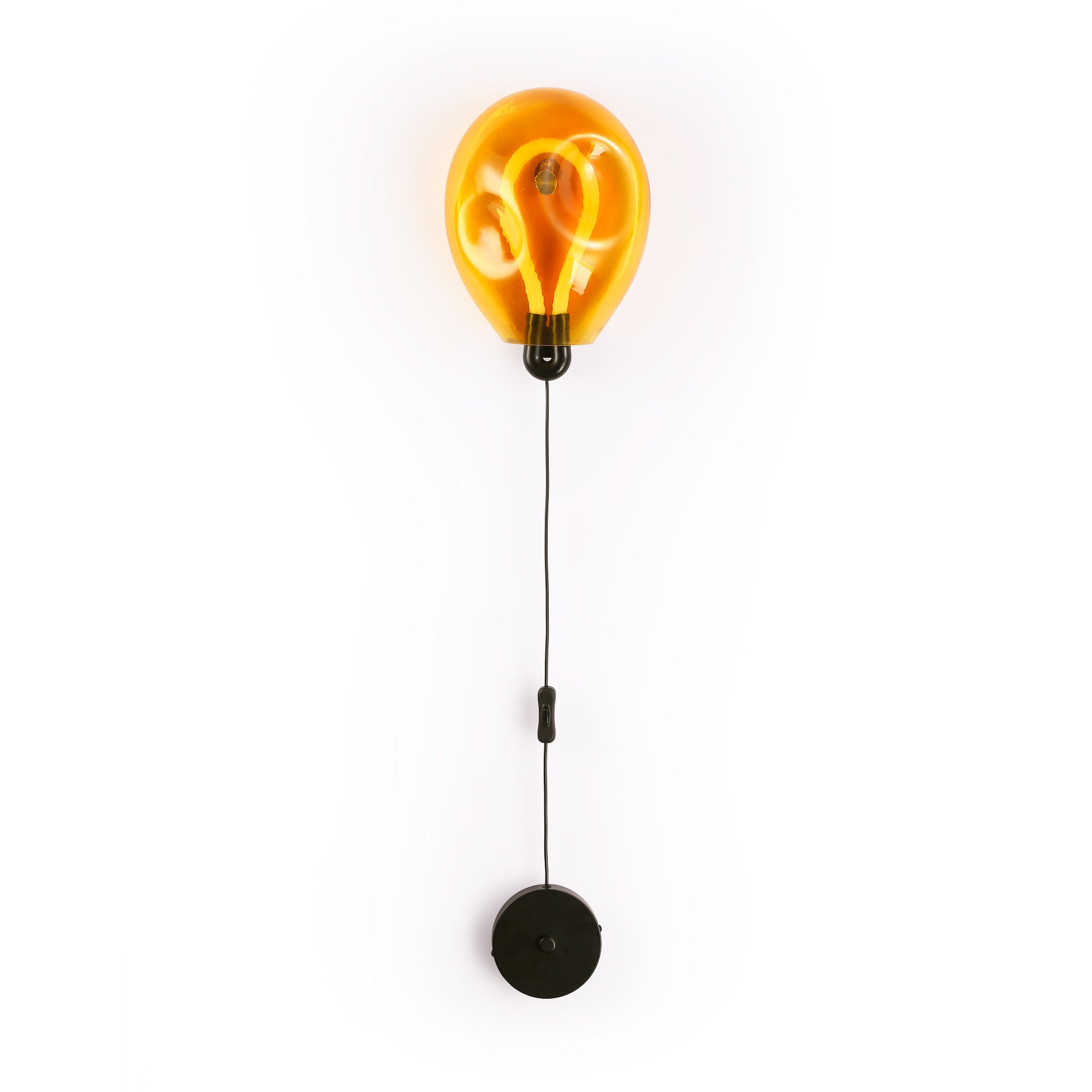 Aplique de pared LED cristal "GLOBO" 8W - Colores