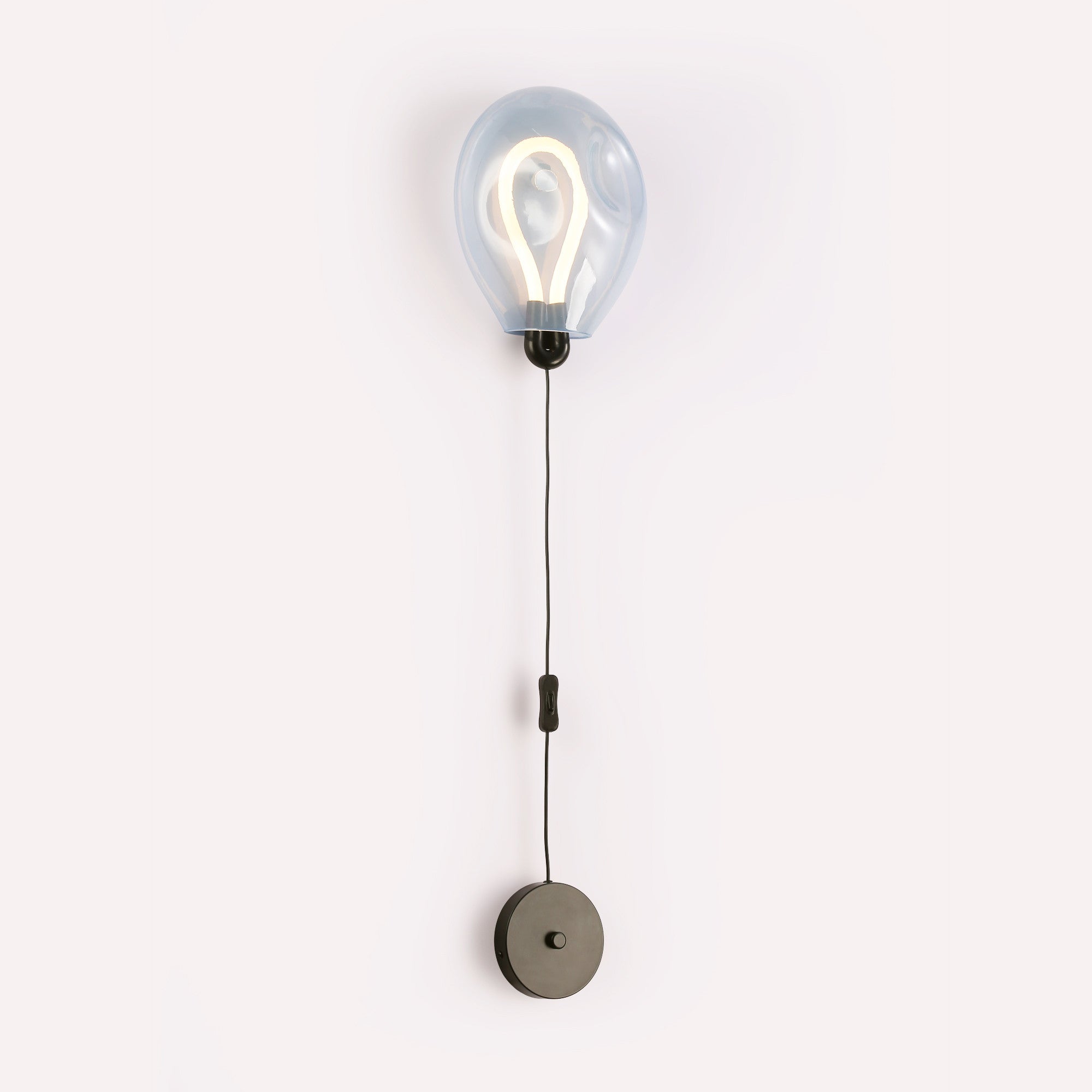 Aplique de pared LED cristal "GLOBO" 8W - Colores