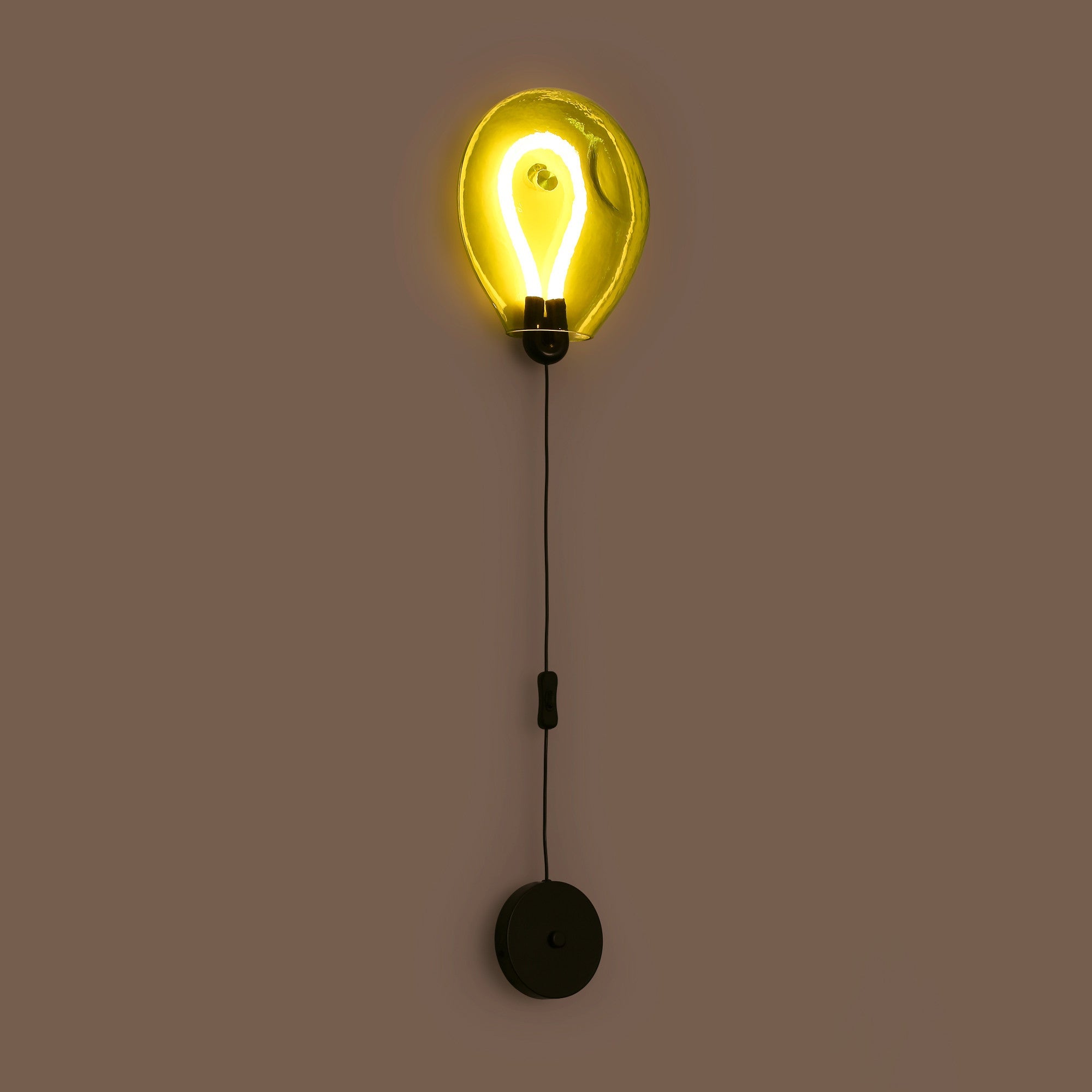 Aplique de pared LED cristal "GLOBO" 8W - Colores