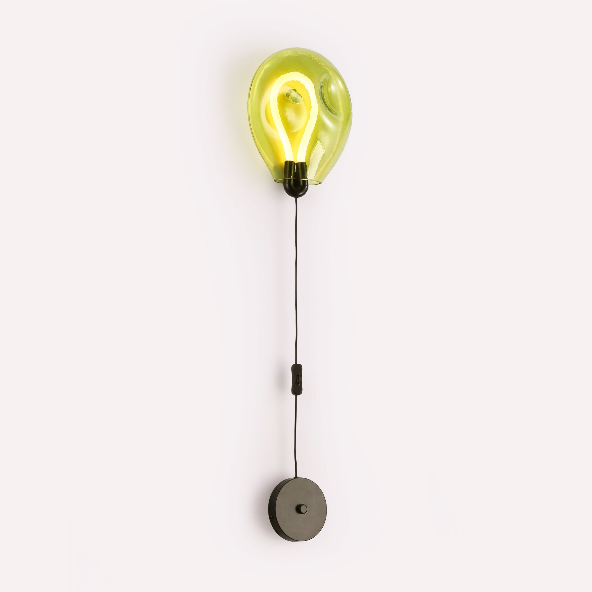 Aplique de pared LED cristal "GLOBO" 8W - Colores