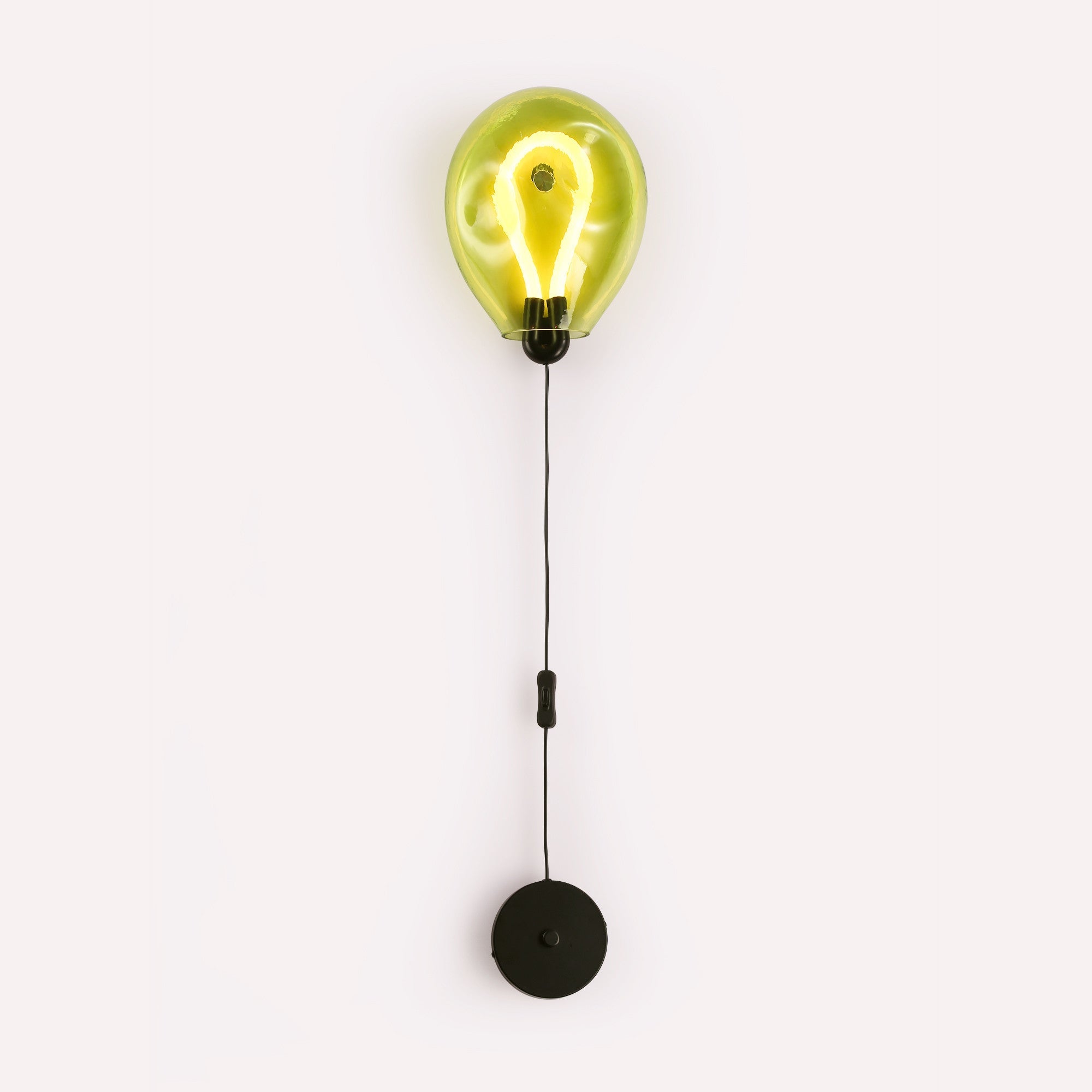 Aplique de pared LED cristal "GLOBO" 8W - Colores
