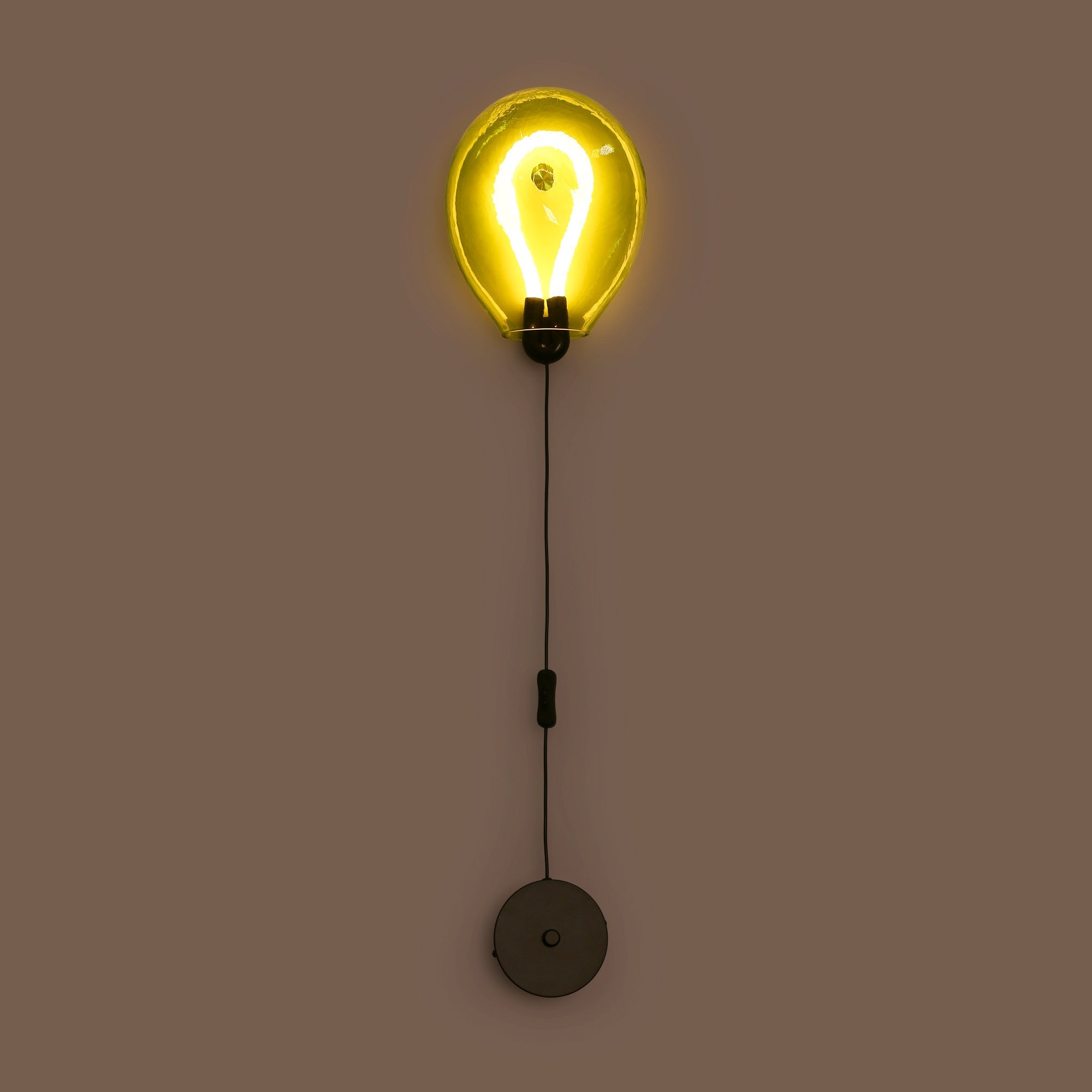 Aplique de pared LED cristal "GLOBO" 8W - Colores