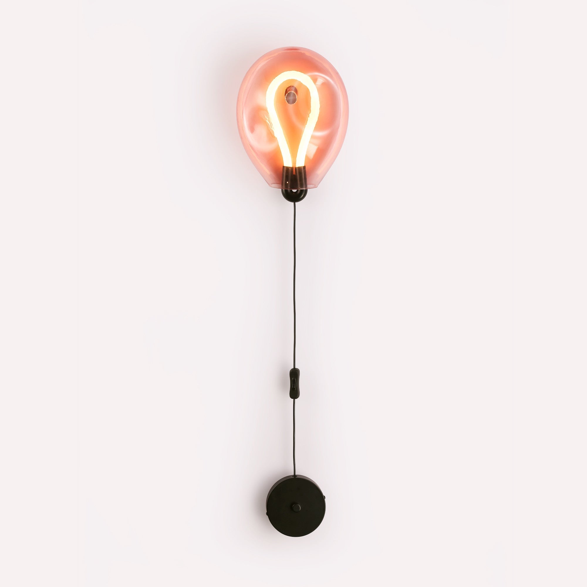 Aplique de pared LED cristal "GLOBO" 8W - Colores
