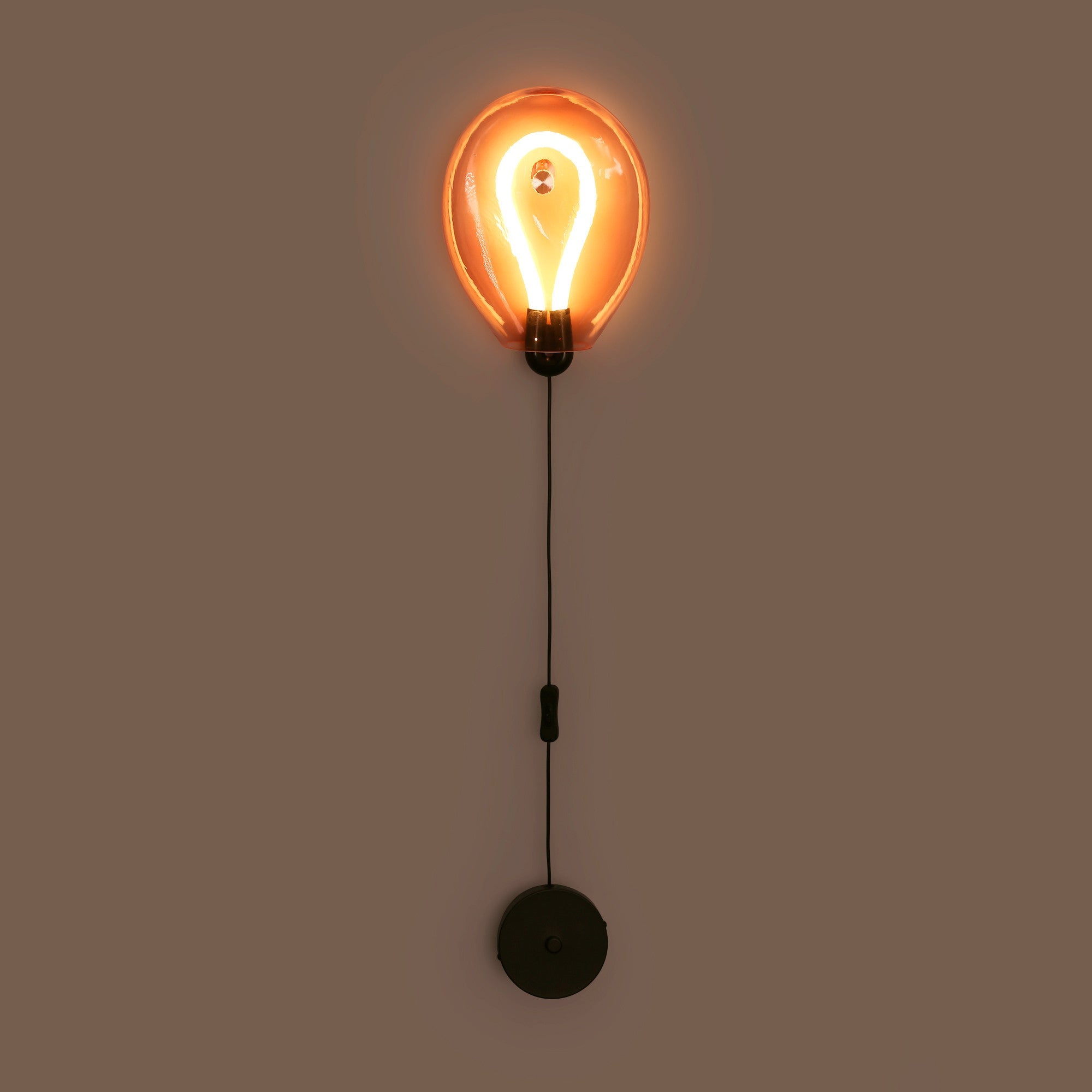 Aplique de pared LED cristal "GLOBO" 8W - Colores