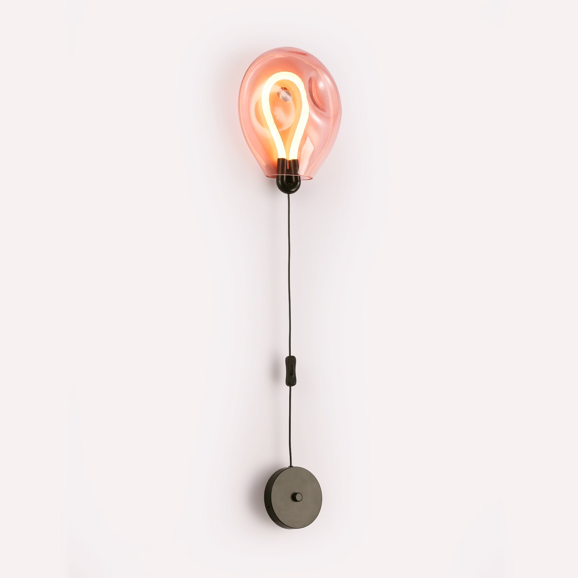 Aplique de pared LED cristal "GLOBO" 8W - Colores